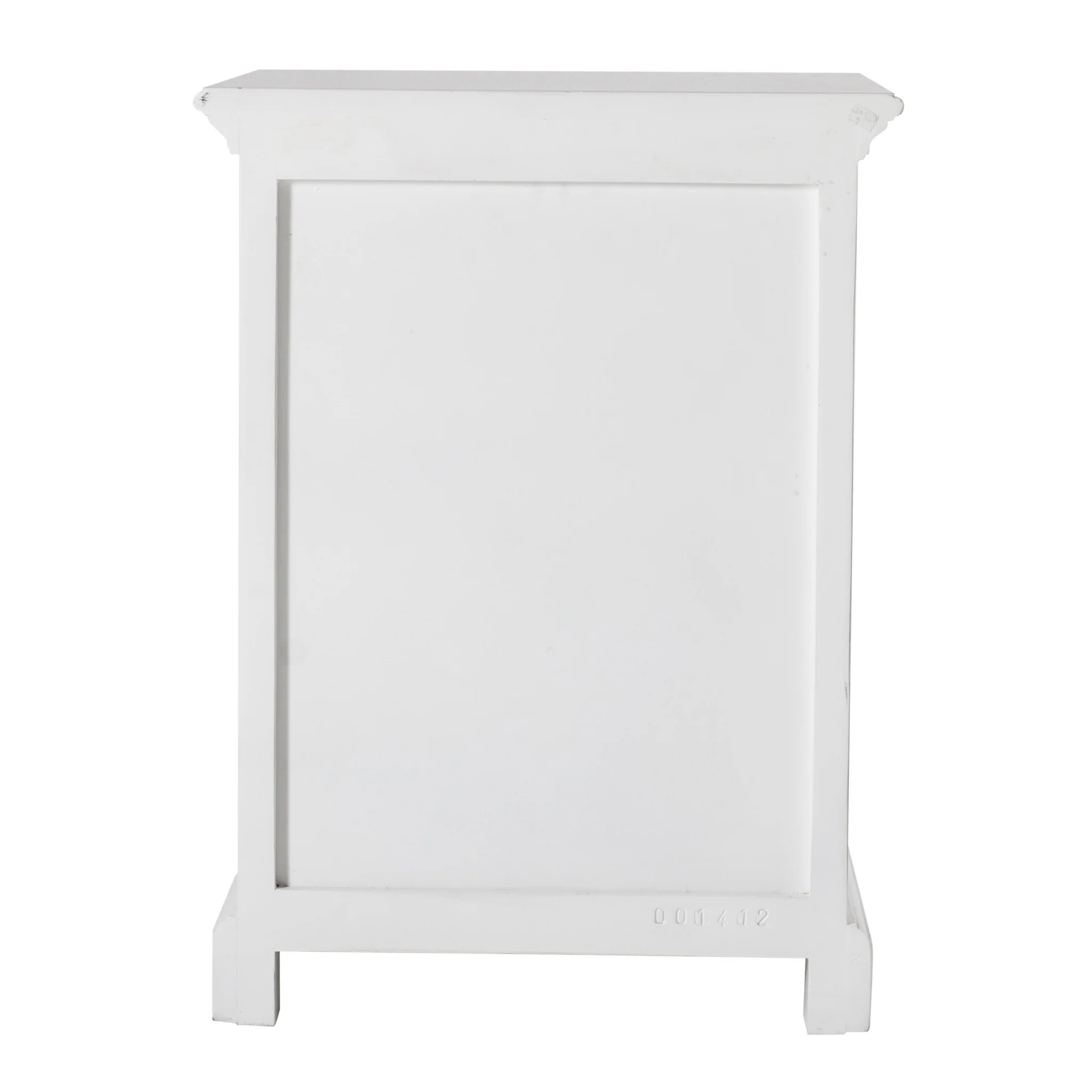 Classic White Nightstand With Shelves By Homeroots - Image 6