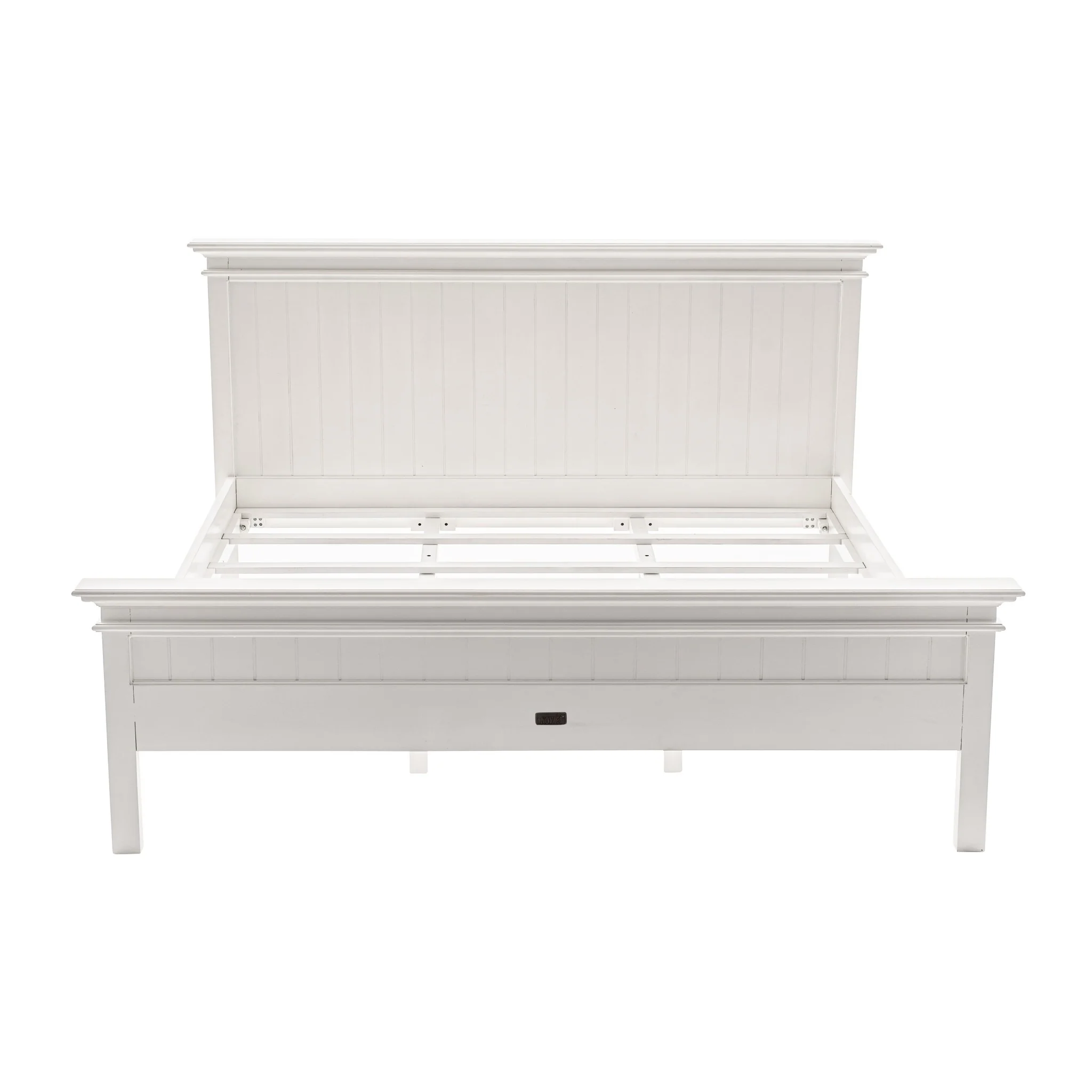 Classic White Panel King Size Bed By Homeroots - Image 2