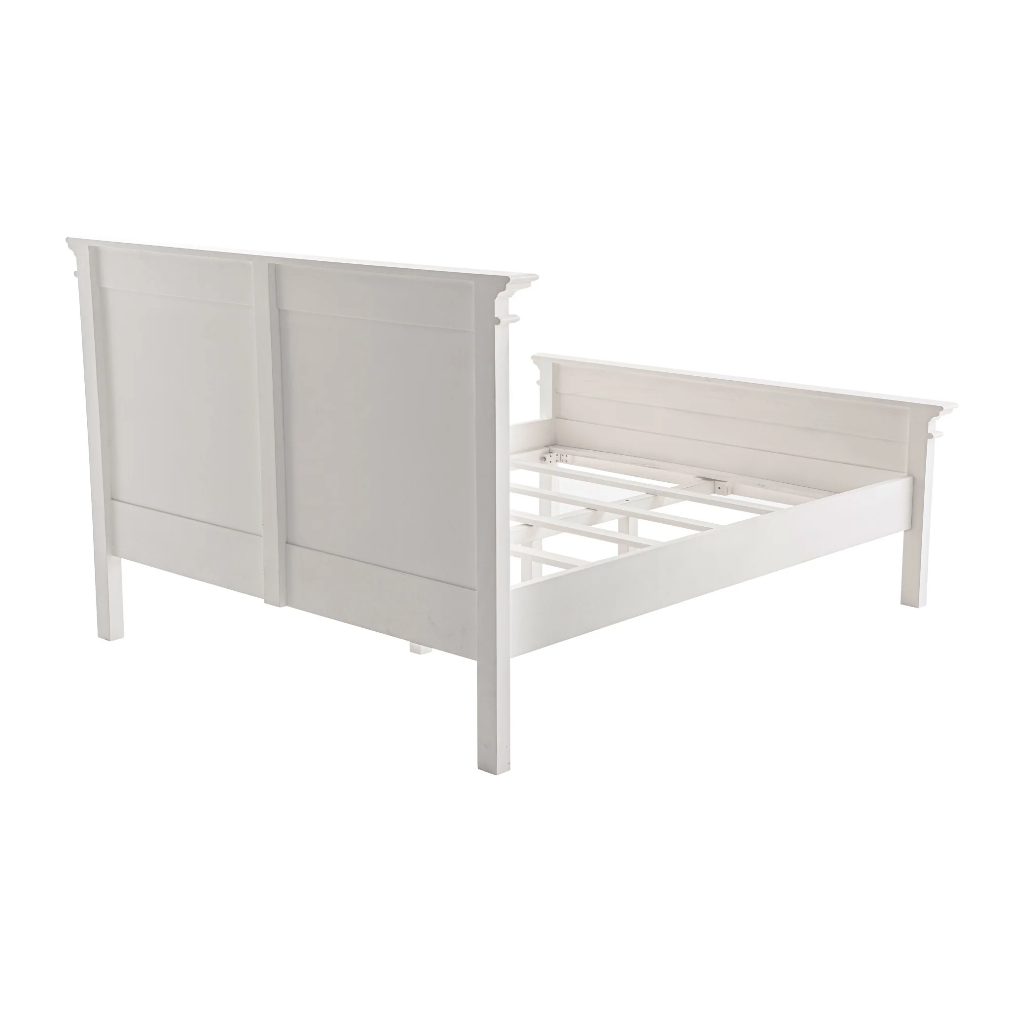 Classic White Panel Queen Size Bed By Homeroots - Image 5