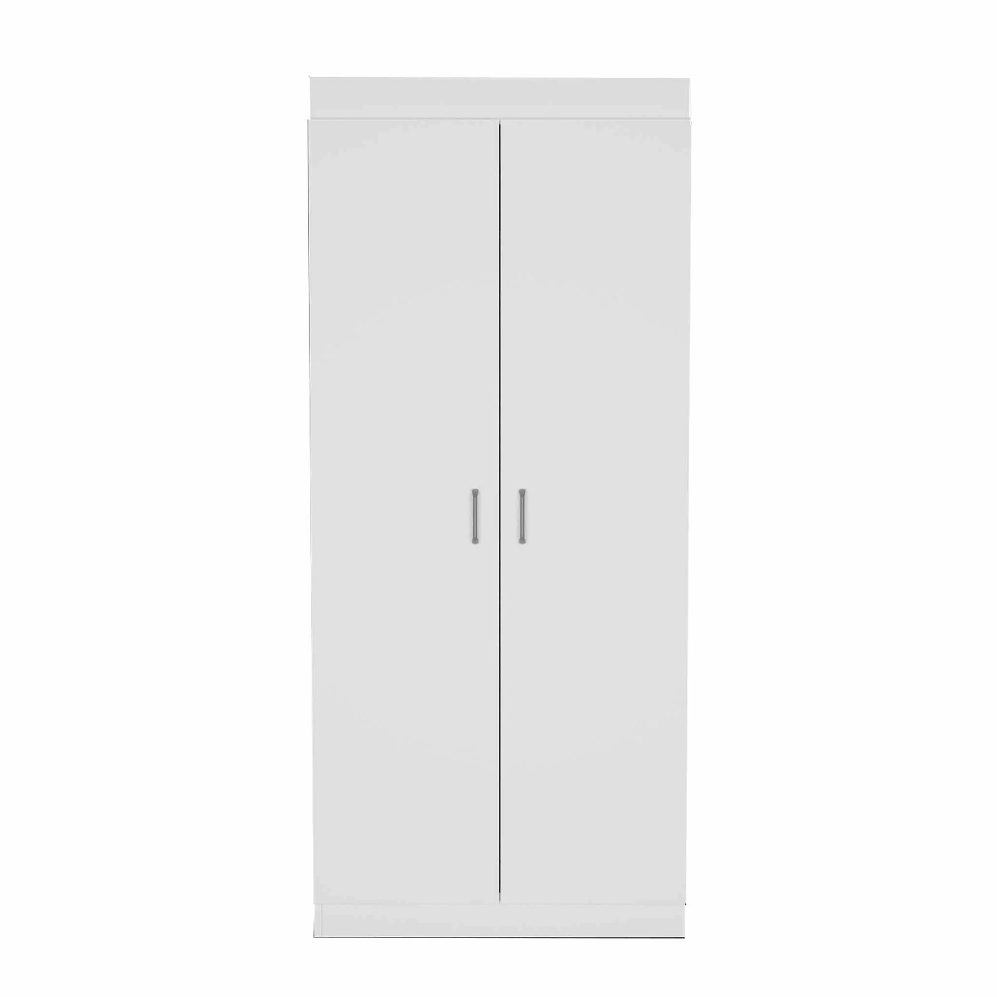 Classic White Pantry Cabinet By Homeroots - Image 2