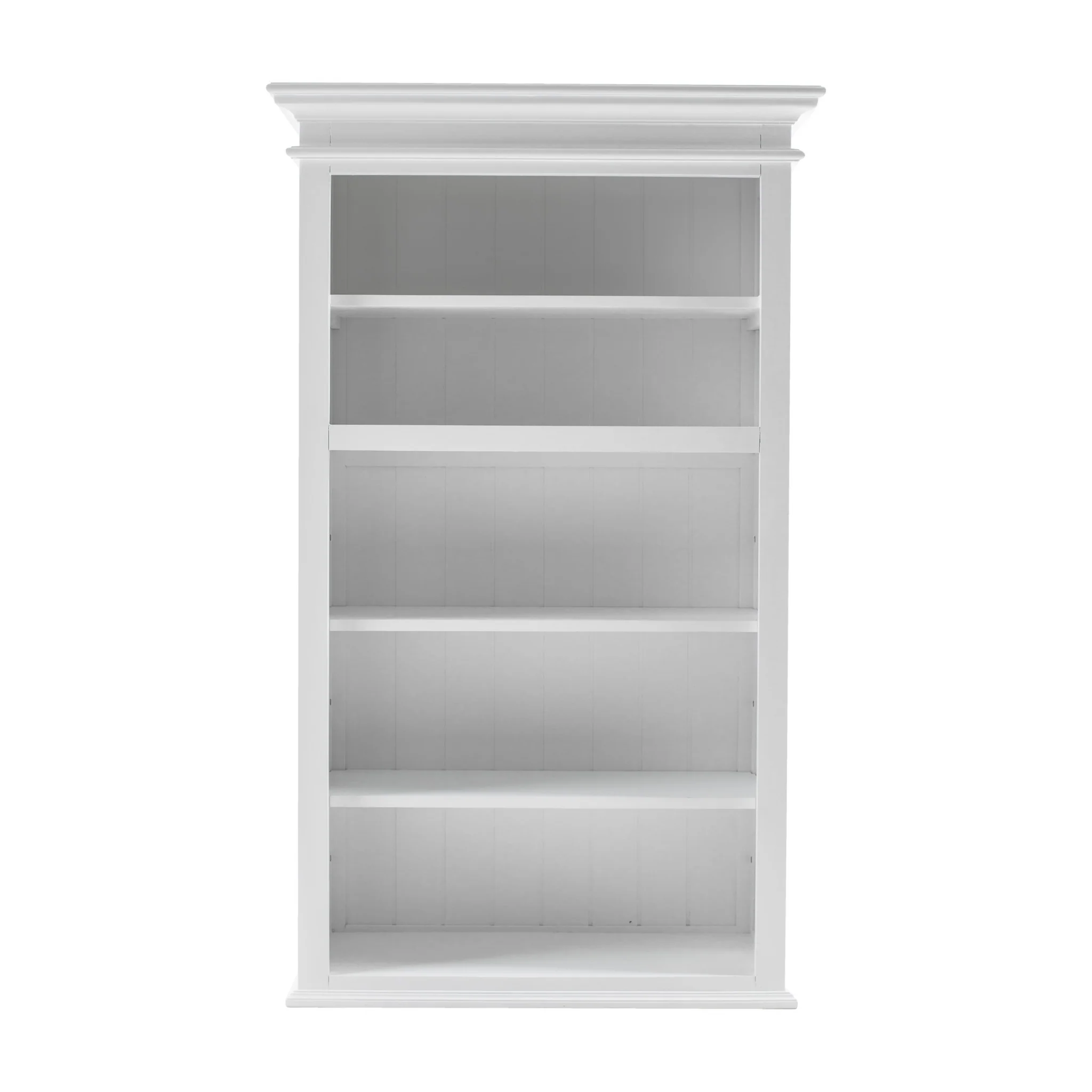 Classic White Single Bay Hutch Unit By Homeroots - Image 6