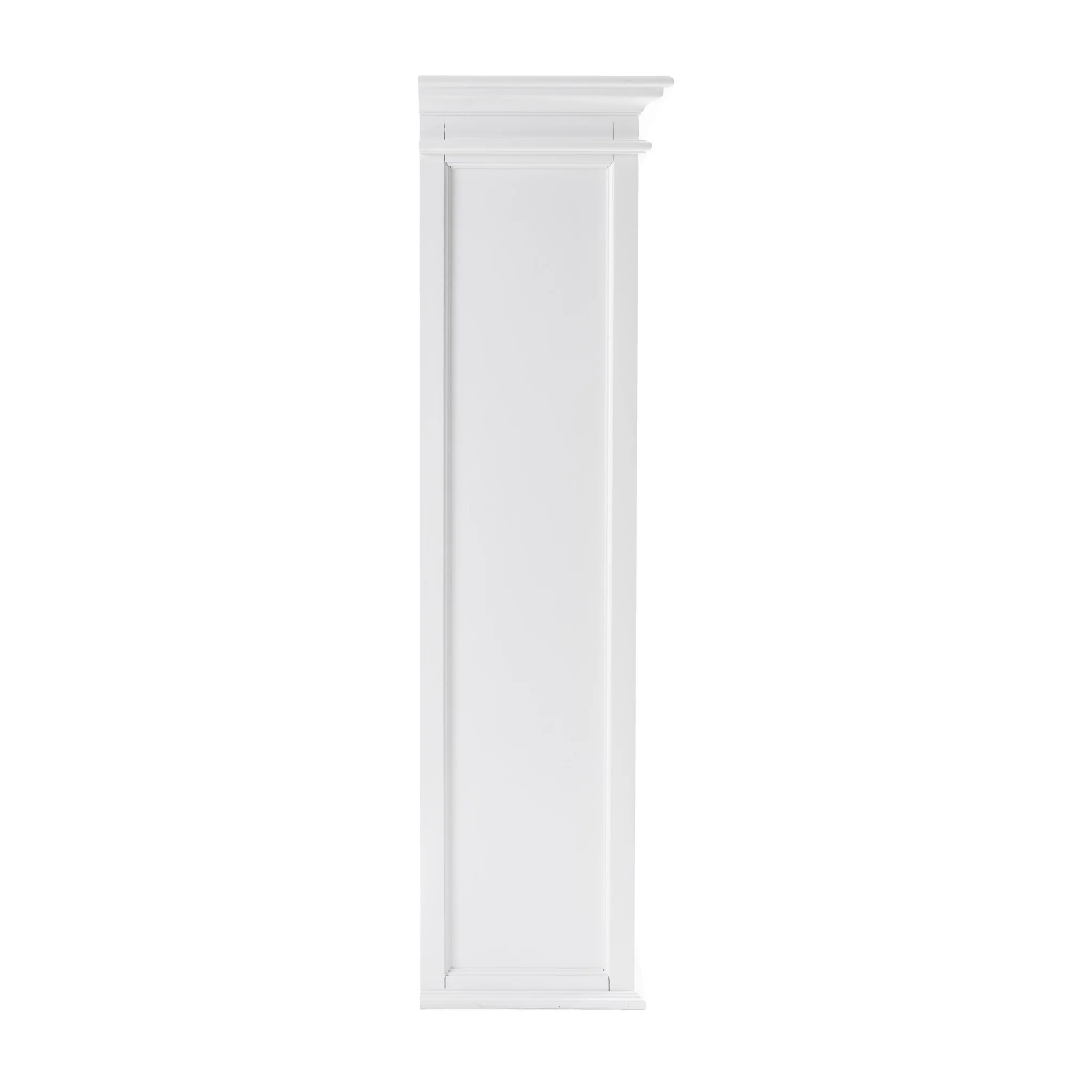 Classic White Single Bay Hutch Unit By Homeroots - Image 8