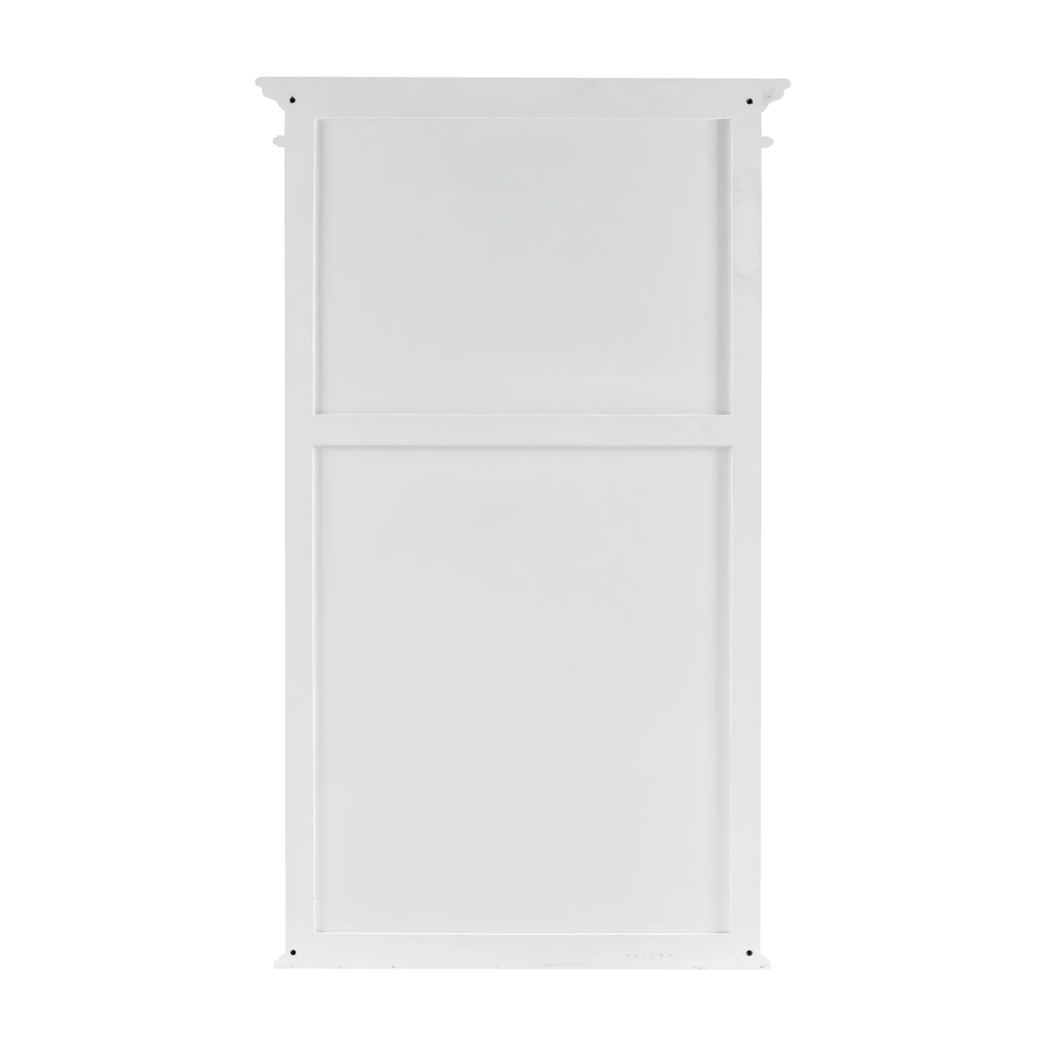 Classic White Single Bay Hutch Unit By Homeroots - Image 9