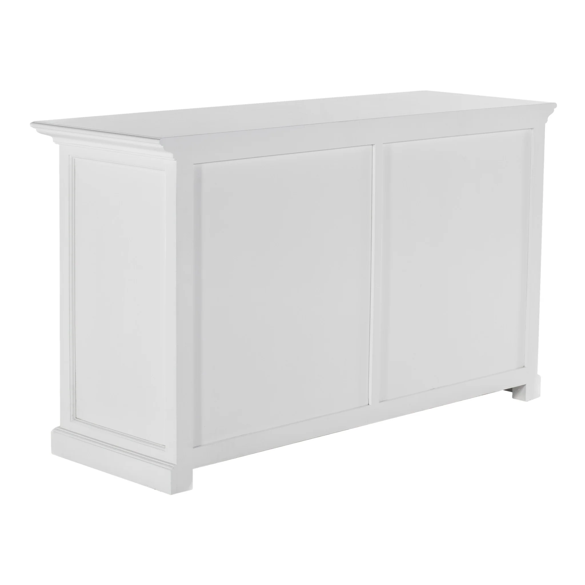 Classic White Small Buffet Table By Homeroots - Image 6