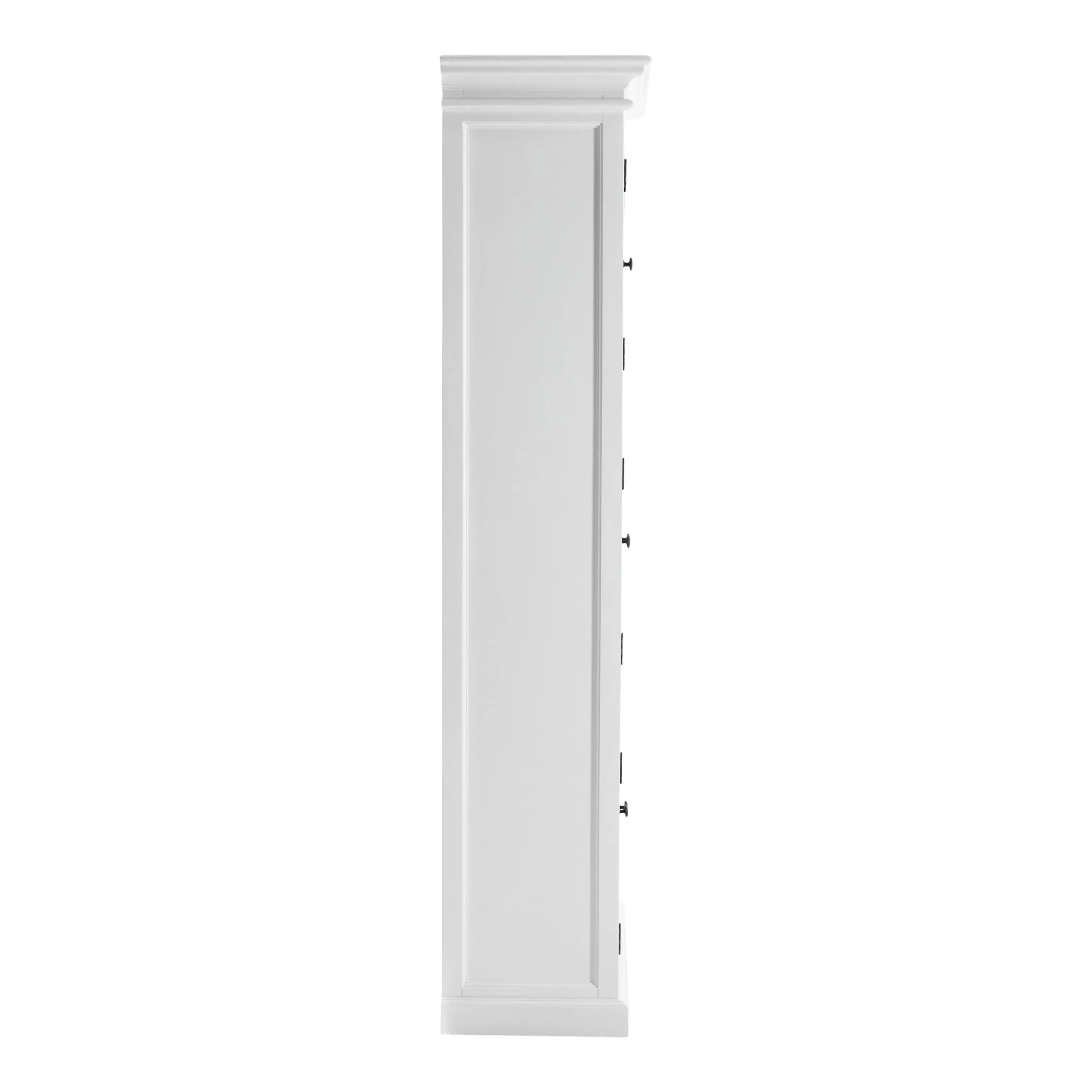 Classic White Three Level Storage Cabinet By Homeroots - Image 5