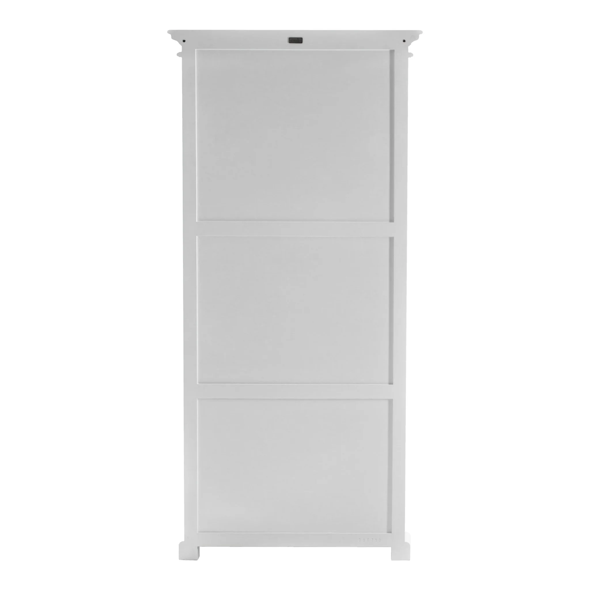 Classic White Three Level Storage Cabinet By Homeroots - Image 6