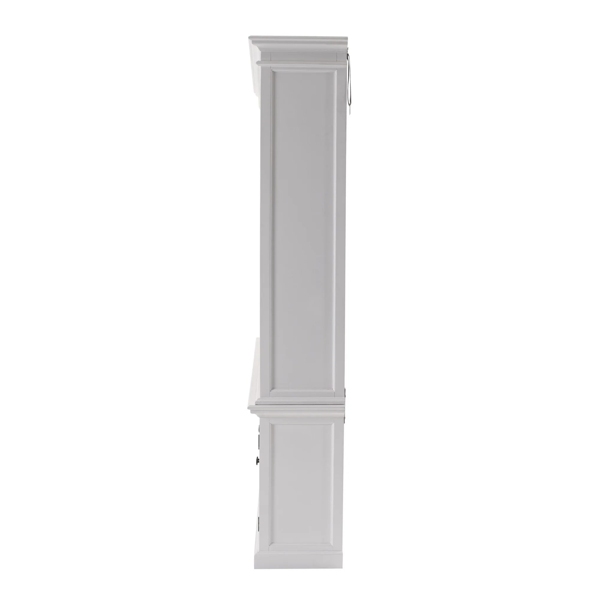 Classic White Triple-Bay Hutch Unit By Homeroots - Image 4