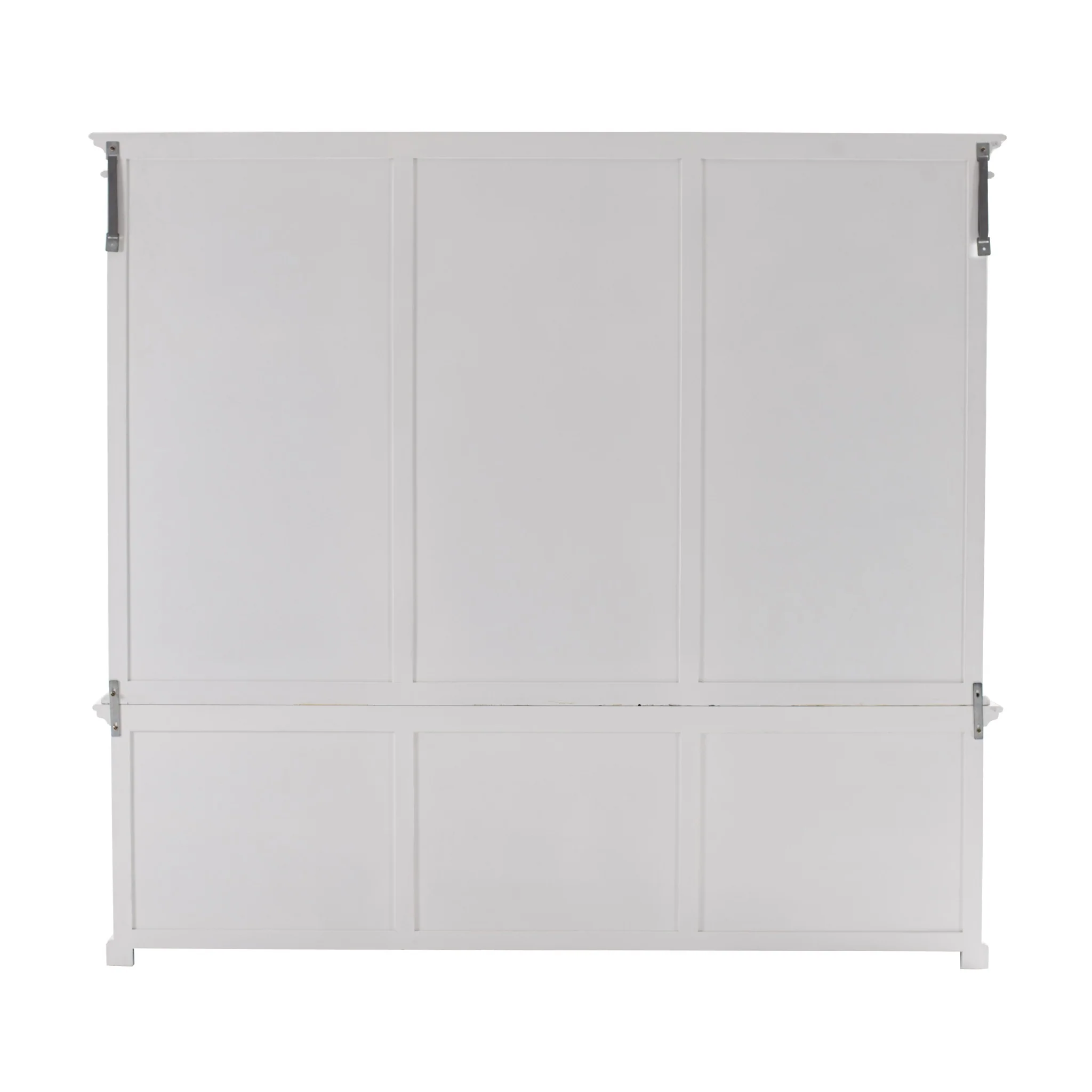 Classic White Triple-Bay Hutch Unit By Homeroots - Image 5