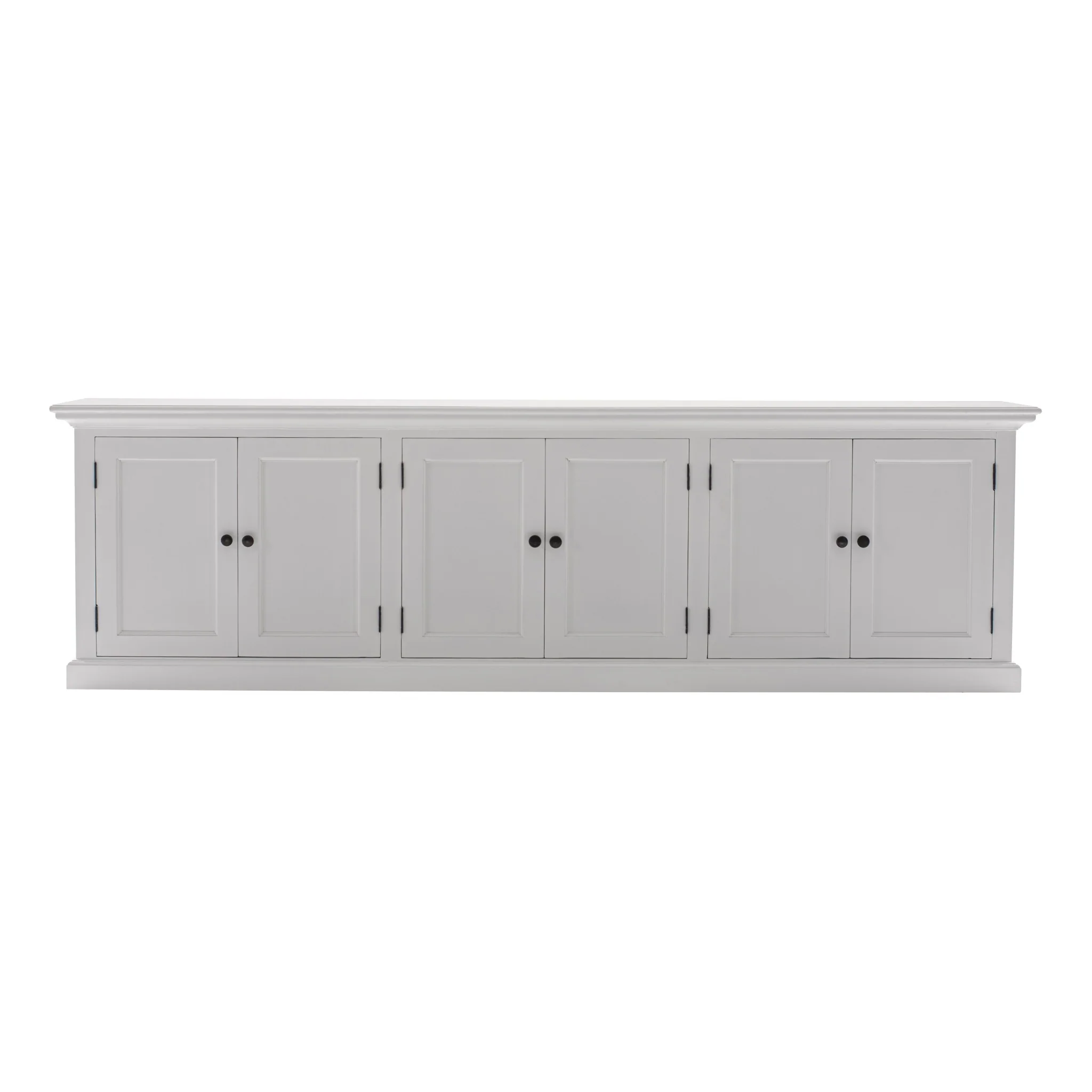 Classic White Triple-Bay Hutch Unit By Homeroots - Image 9