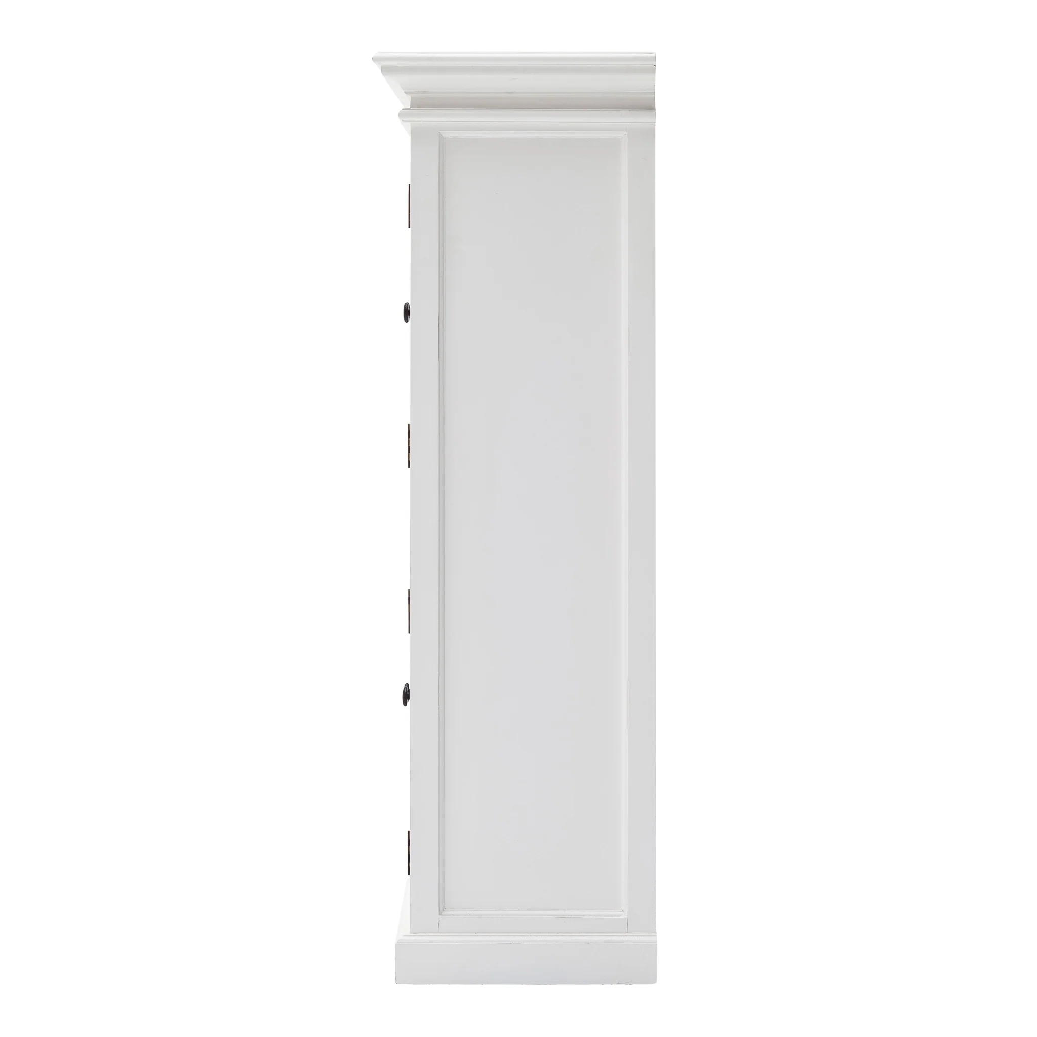 Classic White Two Level Mega Storage Cabinet By Homeroots - Image 5