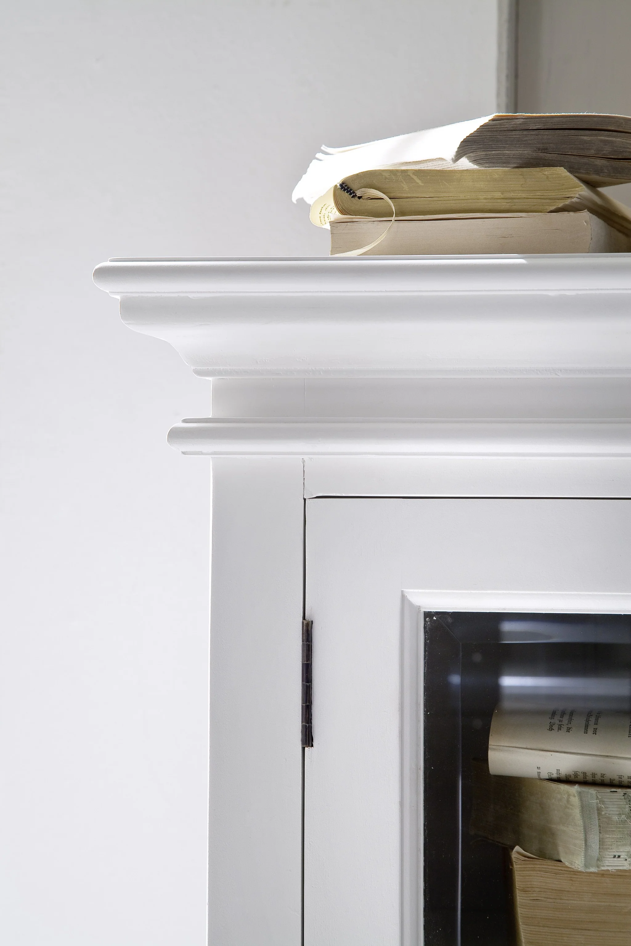 Classic White Two Level Mega Storage Cabinet By Homeroots - Image 8