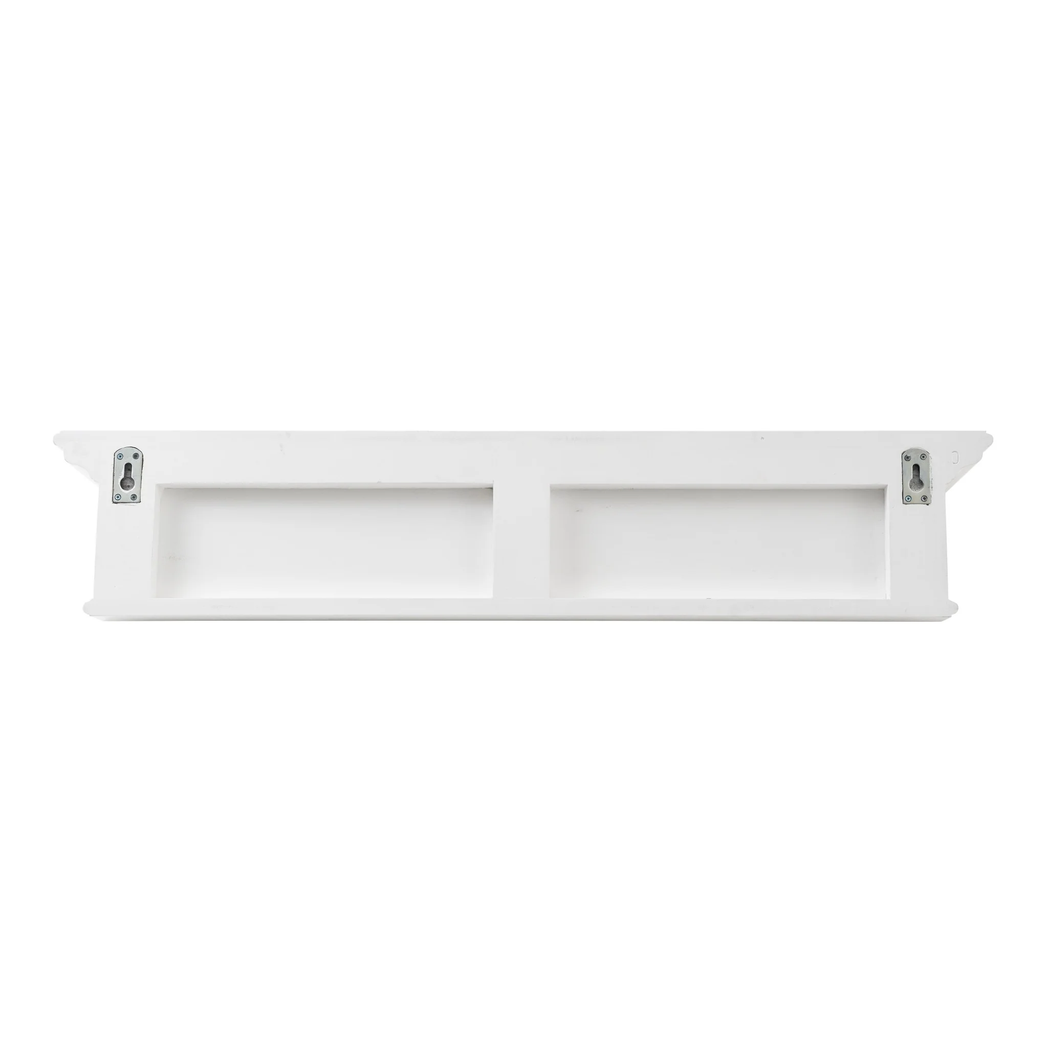 Classic White Wood Wide Six Hook Coat Rack By Homeroots - Image 5