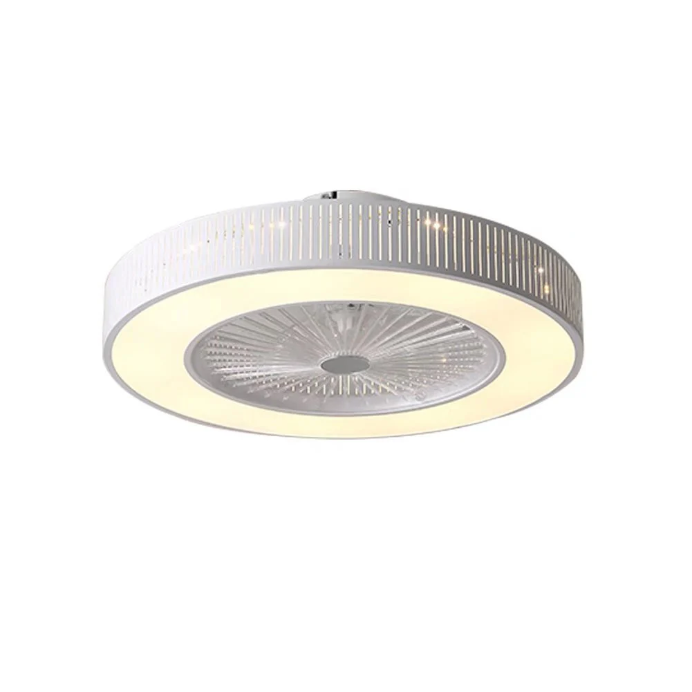 Classy Ceiling Fan And Round LED Lamp By Homeroots - Image 6