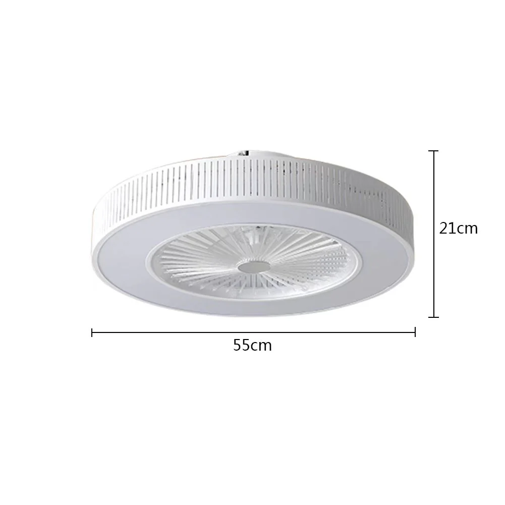 Classy Ceiling Fan And Round LED Lamp By Homeroots - Image 8
