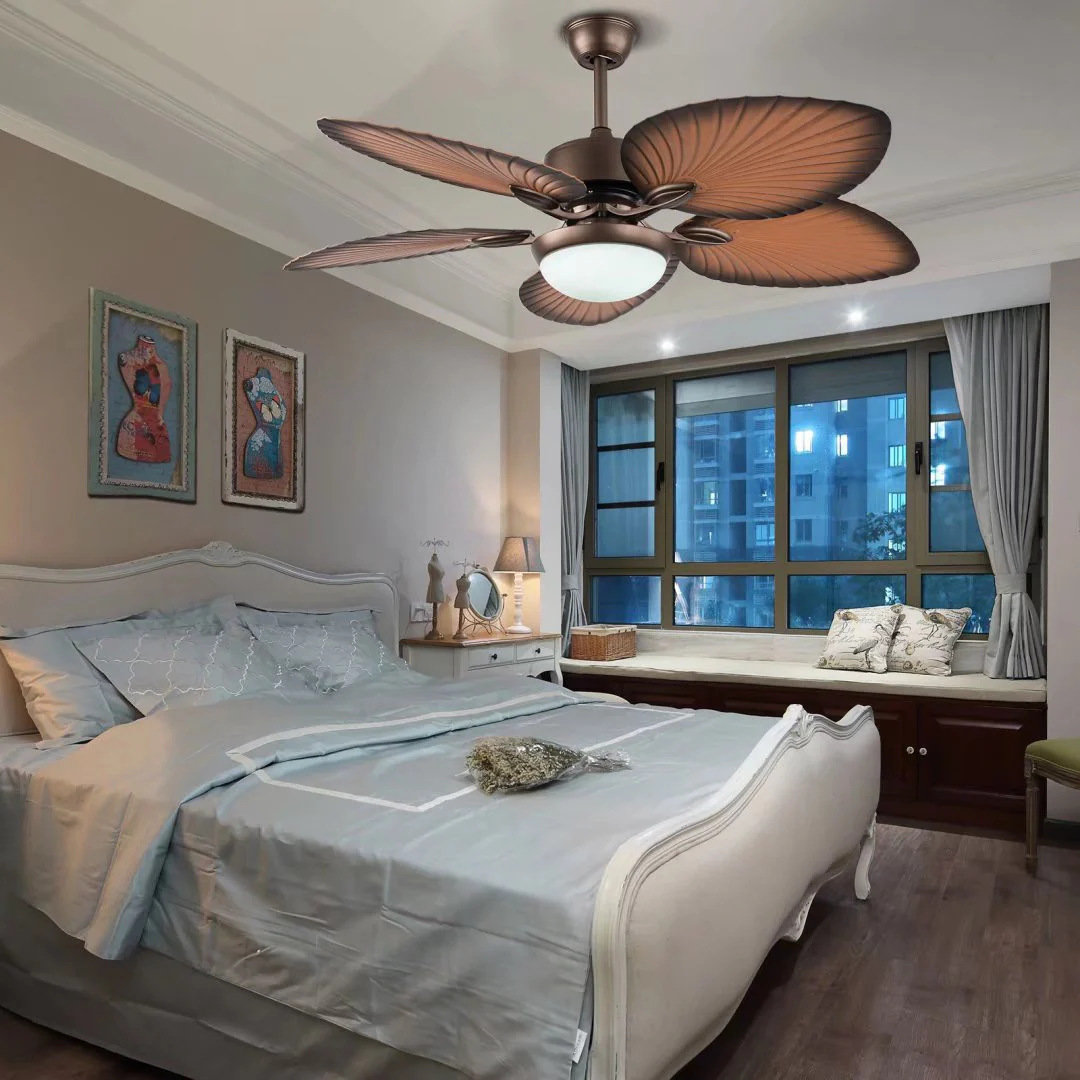 Classy Metal Ceiling Fan And LED Lamp By Homeroots - Image 3