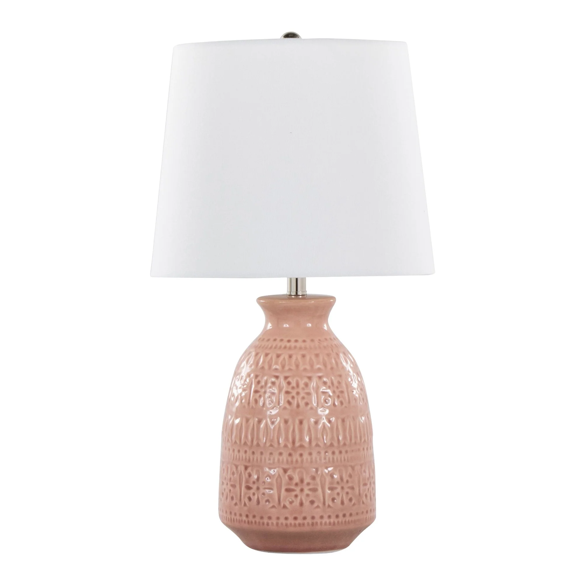 Claudia 20" Ceramic Accent Lamp - Set of 2 By LumiSource - GTE20-CLAUDIA GNPNIW2 - Image 10