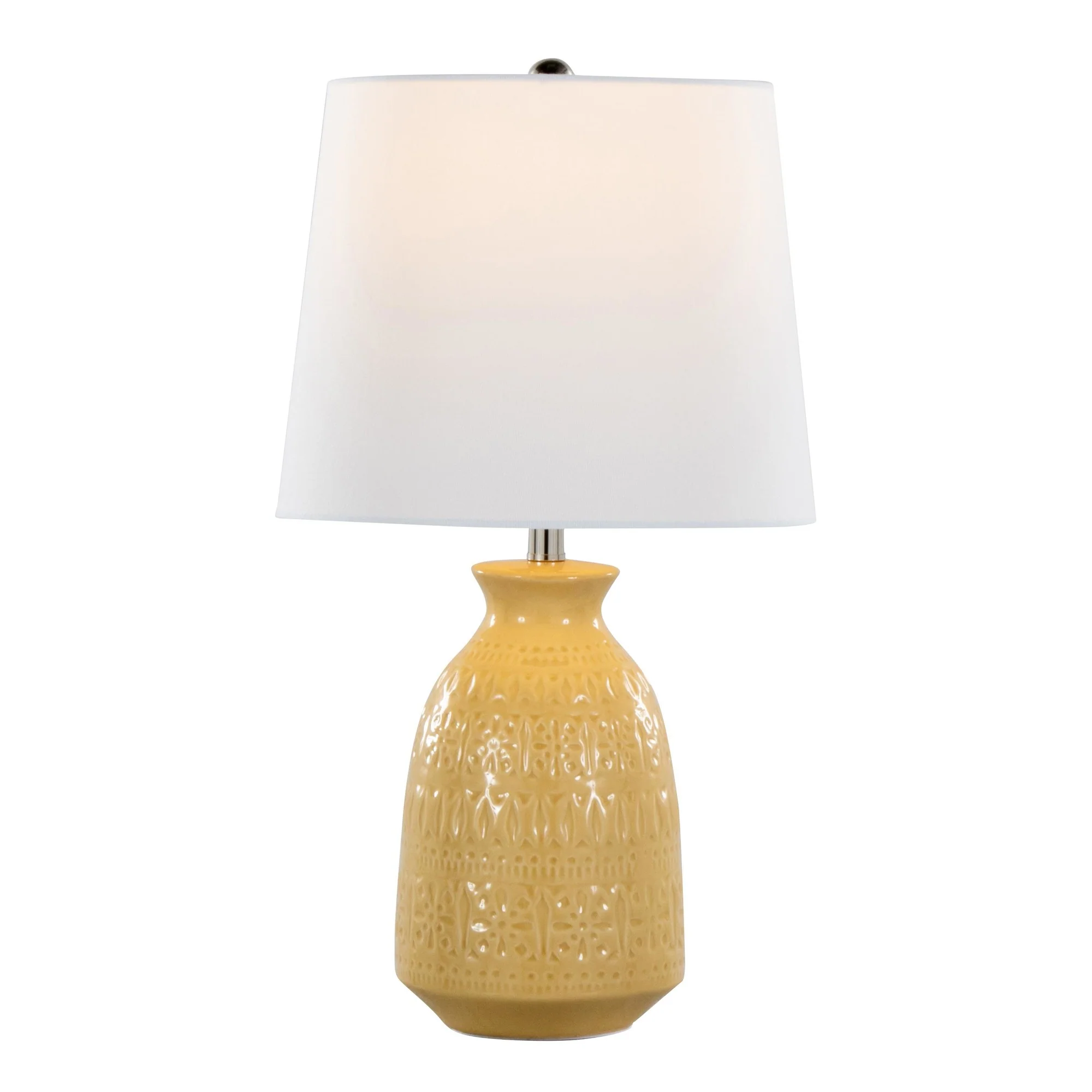 Claudia 20" Ceramic Accent Lamp - Set of 2 By LumiSource - GTE20-CLAUDIA GNPNIW2 - Image 17