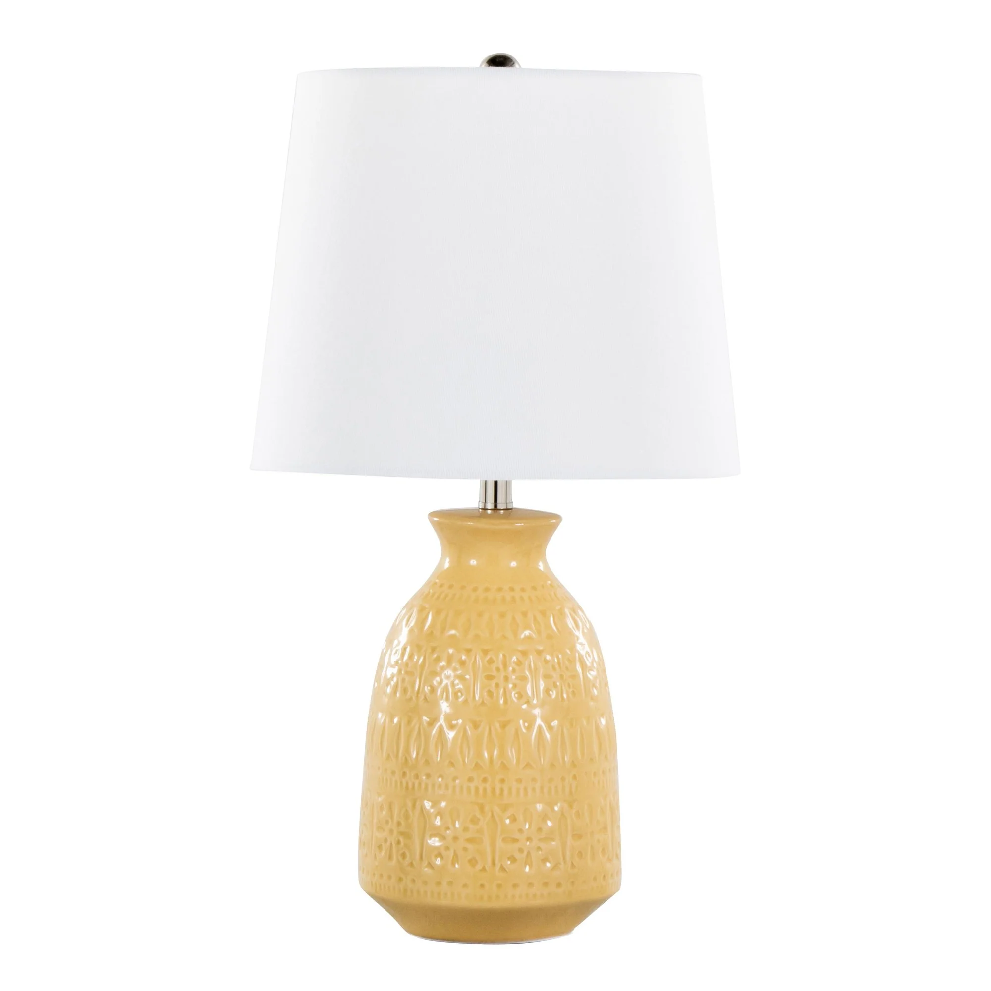 Claudia 20" Ceramic Accent Lamp - Set of 2 By LumiSource - GTE20-CLAUDIA GNPNIW2 - Image 18