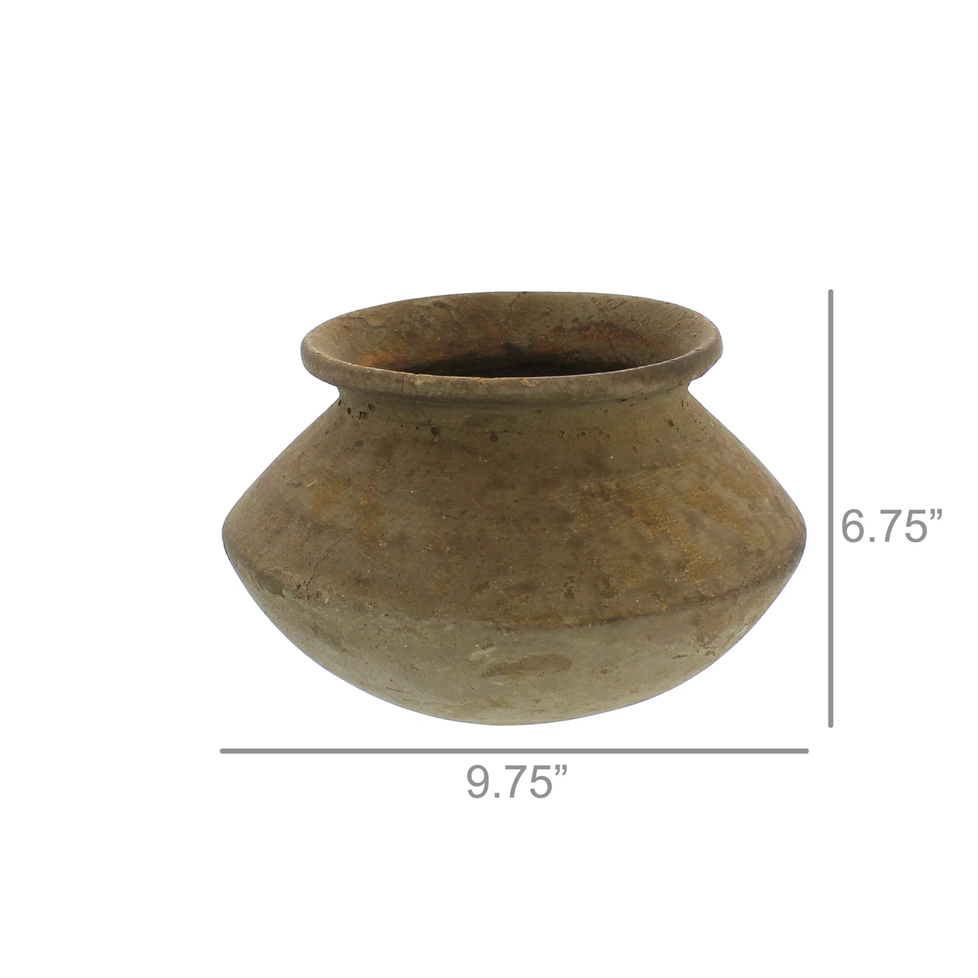 Clay Water Pots Set Of 2 By HomArt - Image 3