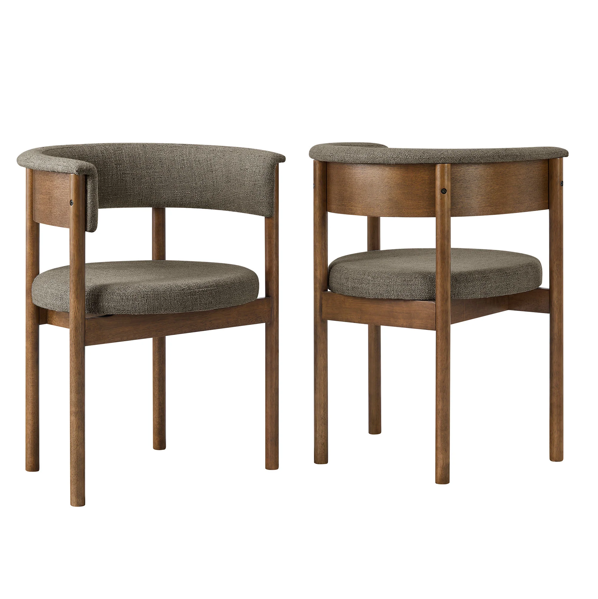 Clea Curved Upholstered Dining Chairs Set Of 2 by Modway - Image 11