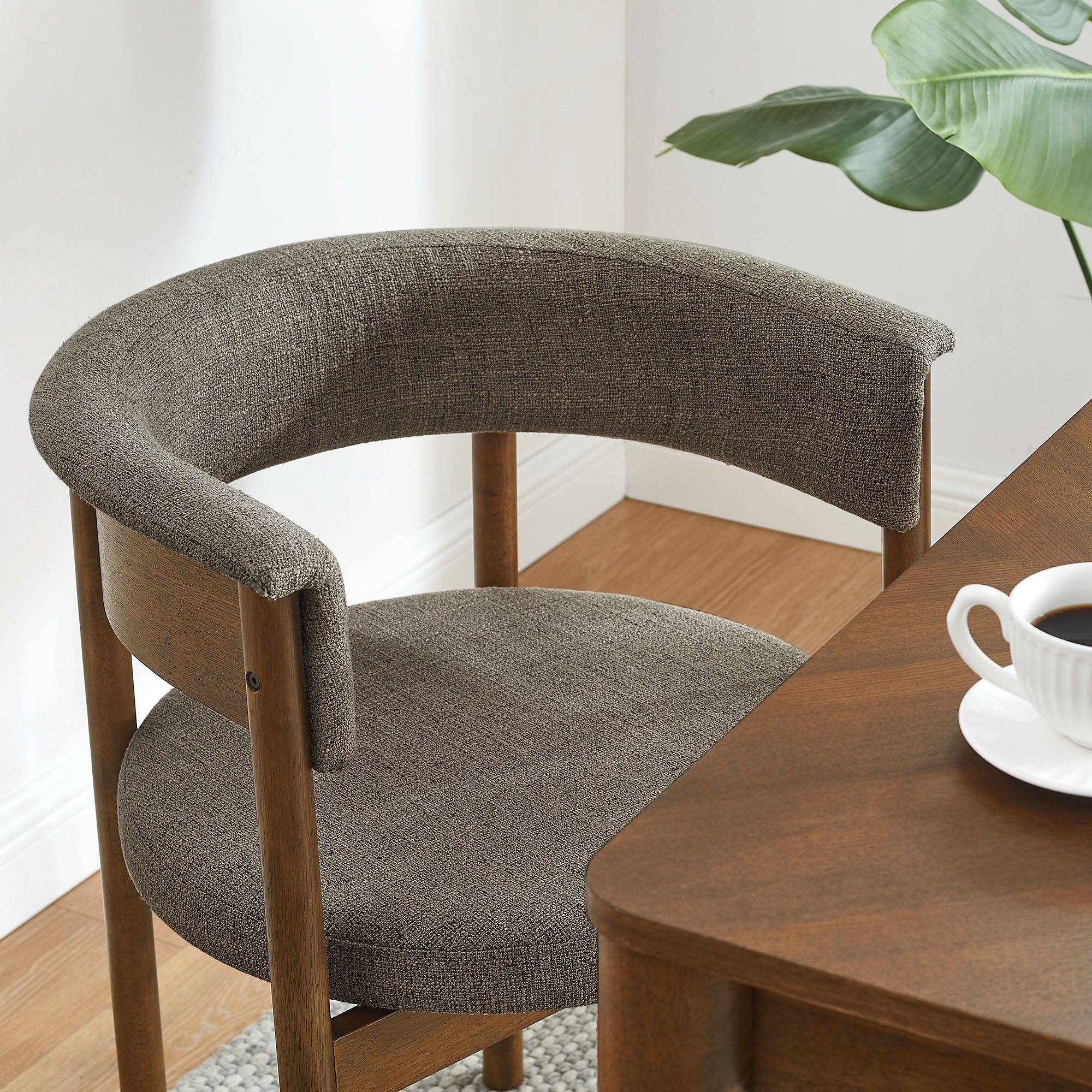 Clea Curved Upholstered Dining Chairs Set Of 2 by Modway - Image 17