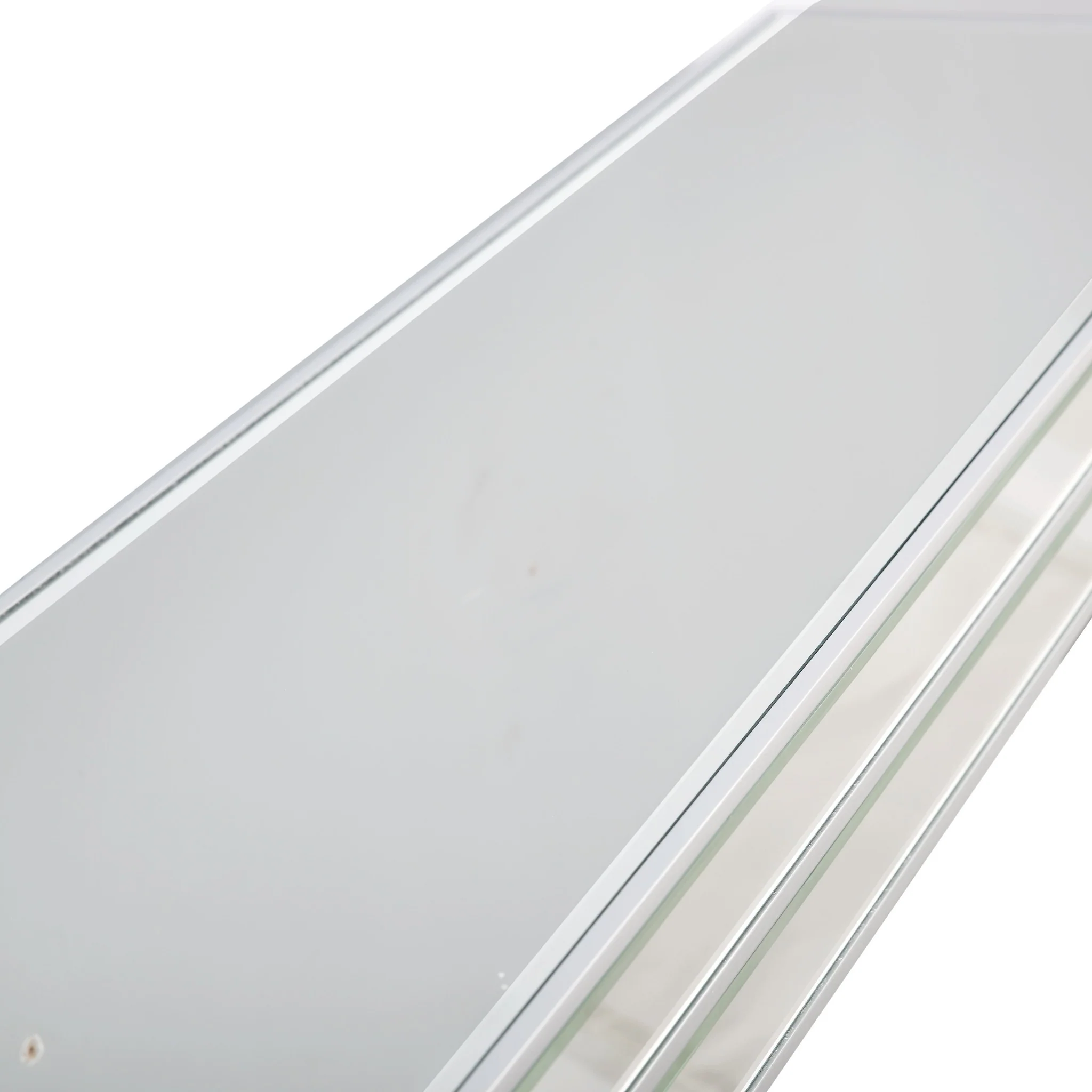 Clear Glass Mirror Console Table By Homeroots - Image 8