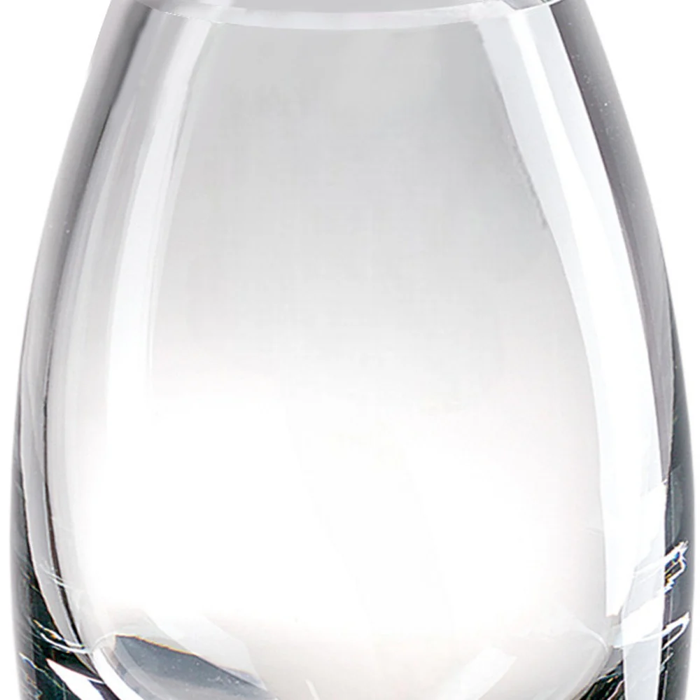 Clear Lead Free Crystal Oval Table Vase By Homeroots - Image 6