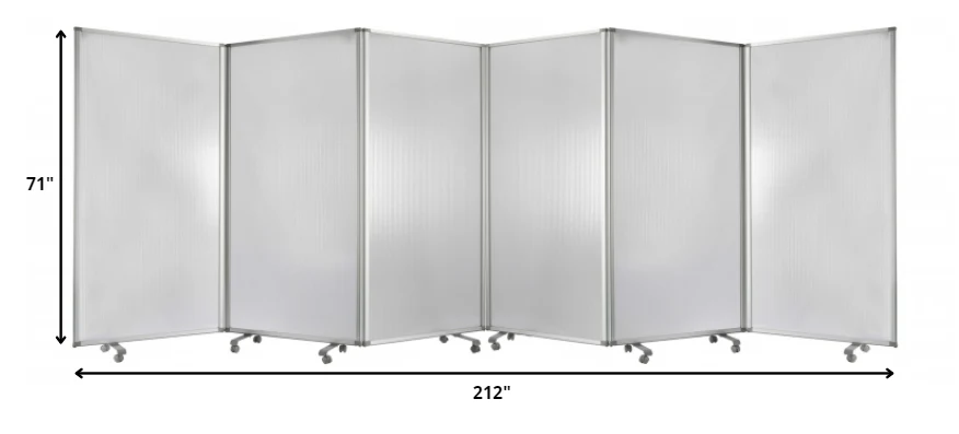 Clear Metal  Panel Resilient Screen By Homeroots - 370388 - Image 2