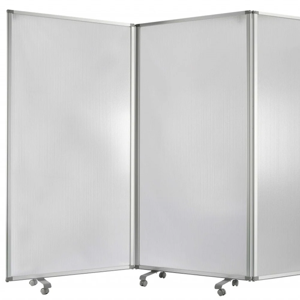 Clear Metal  Panel Resilient Screen By Homeroots - 370388 - Image 4