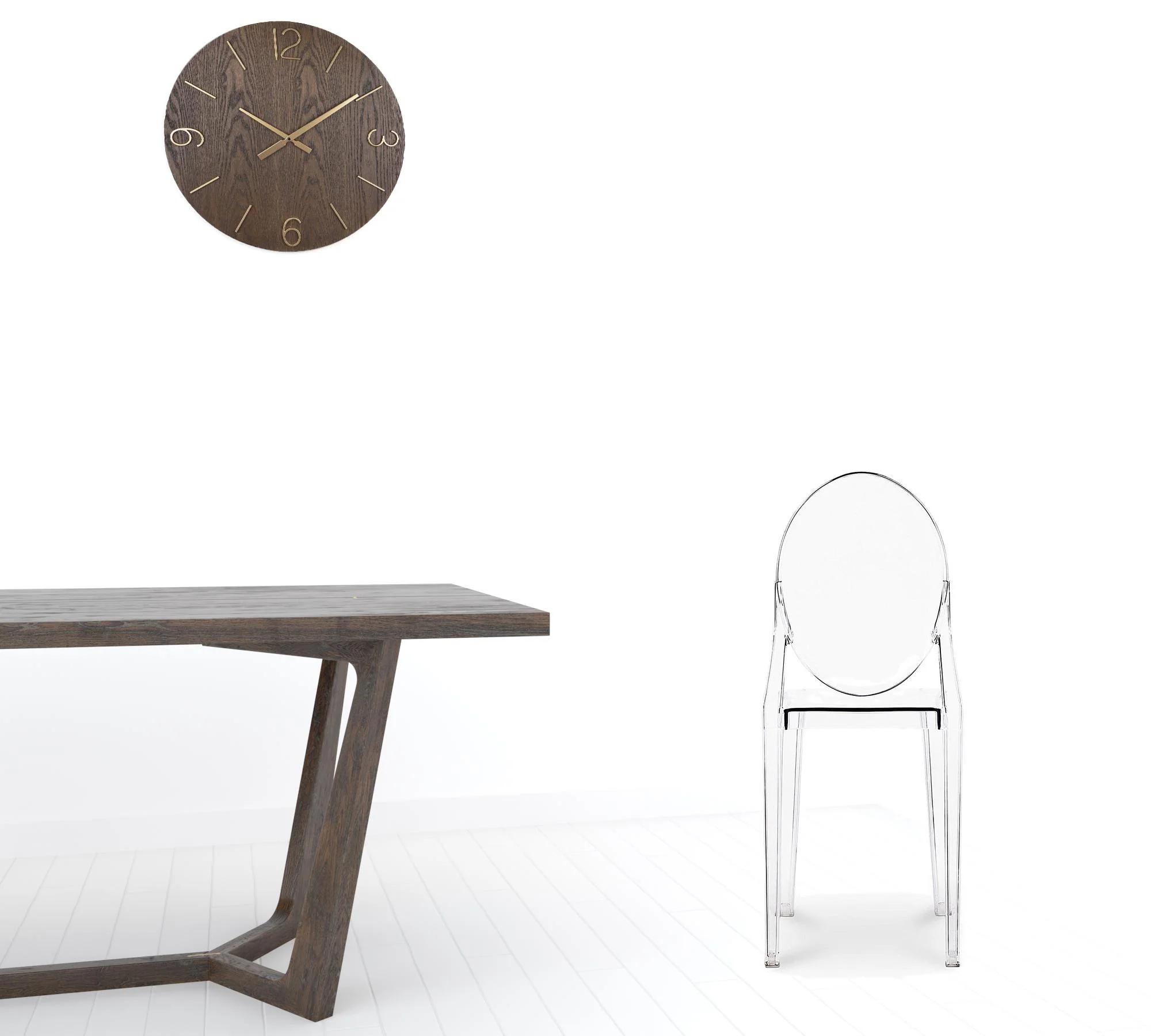 Clear Transparent Acrylic Dining Chair By Homeroots - Image 7