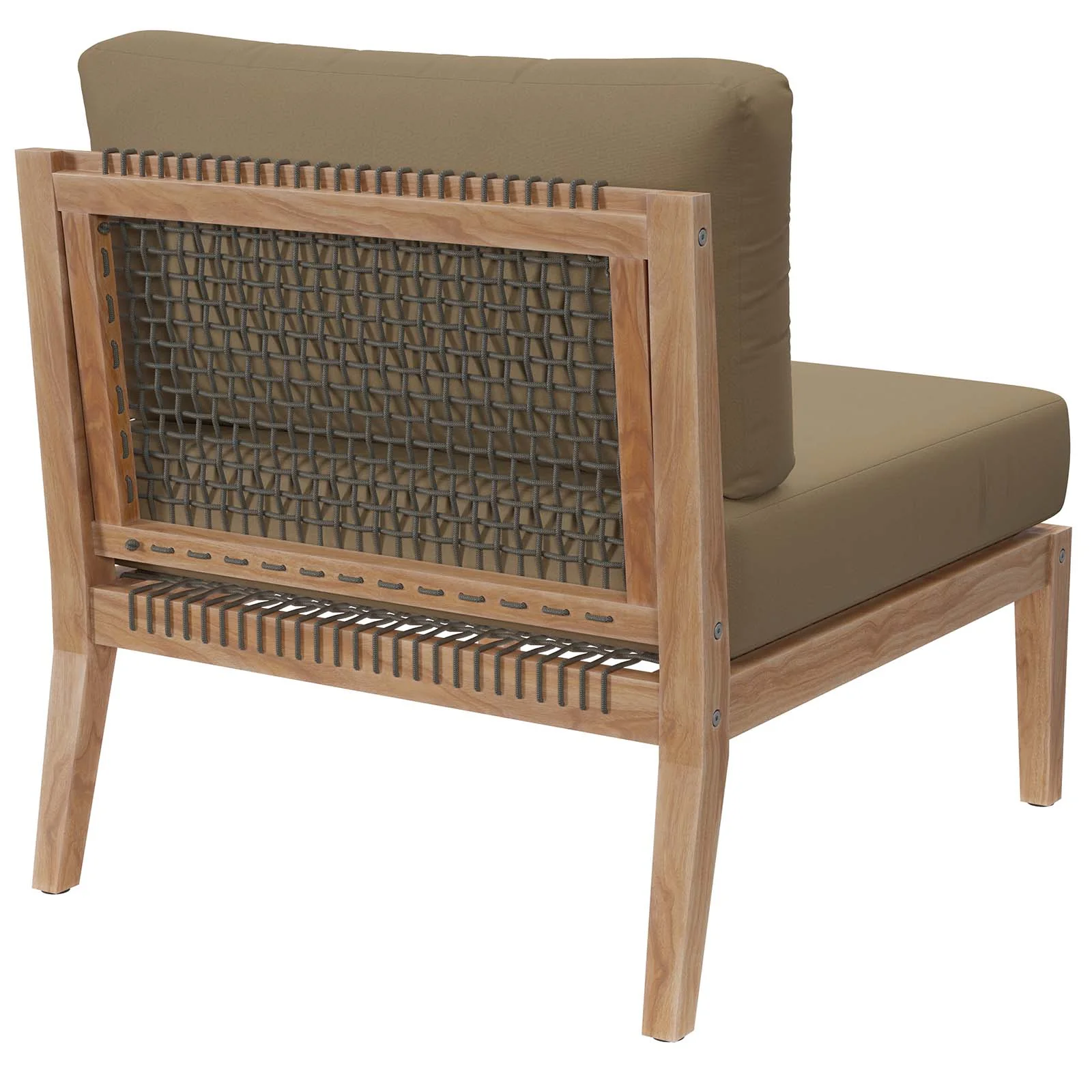 Clearwater Outdoor Patio Teak Wood Armless Chair By Modway - EEI-5856 - Image 10