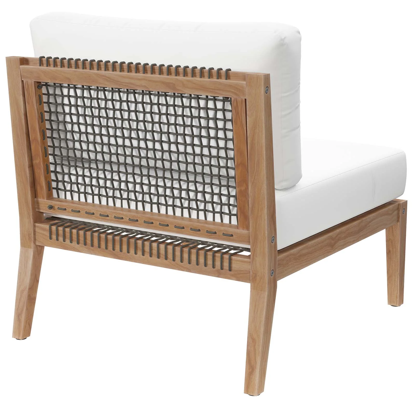 Clearwater Outdoor Patio Teak Wood Armless Chair By Modway - EEI-5856 - Image 24