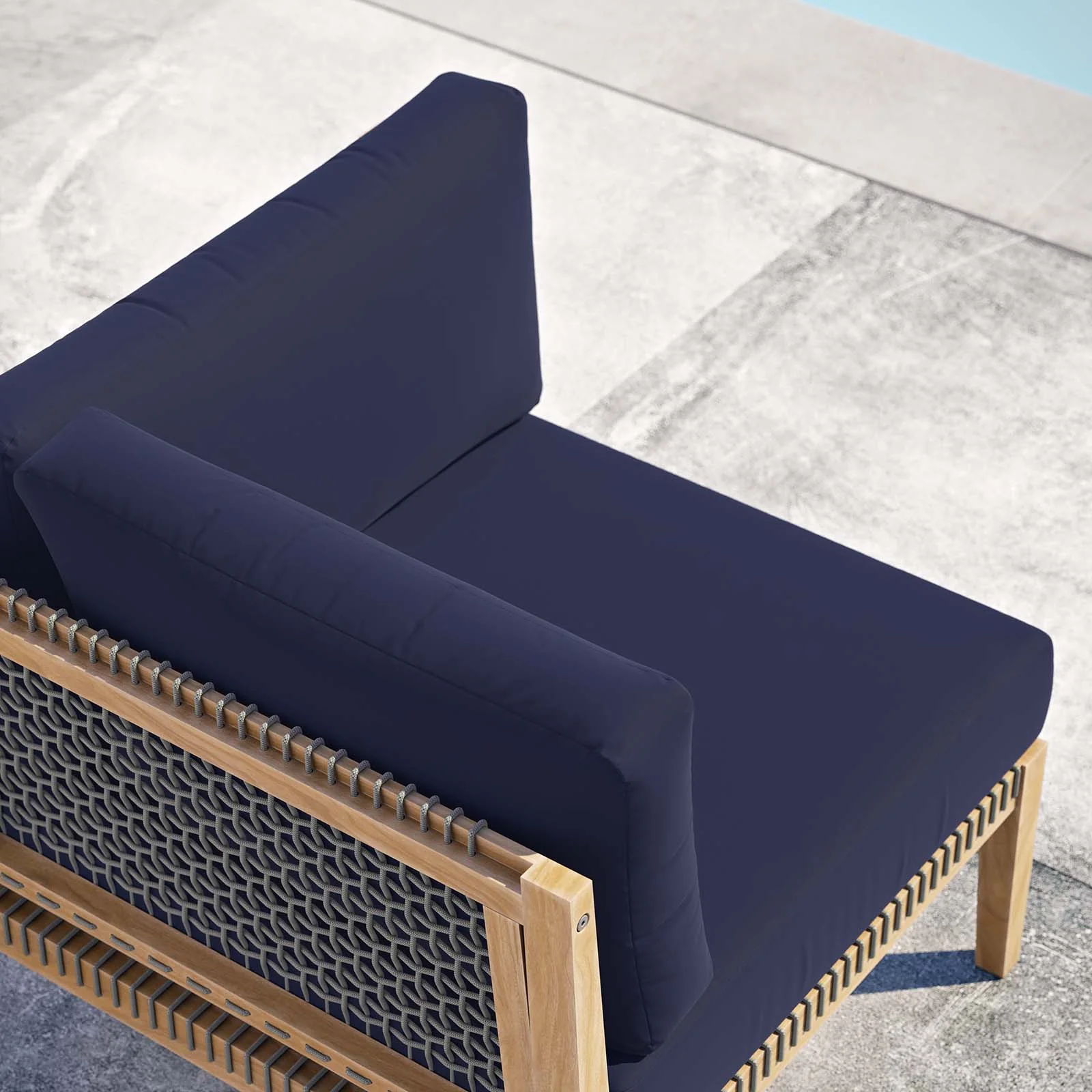 Clearwater Outdoor Patio Teak Wood Corner Chair By Modway - EEI-5855 - Image 20