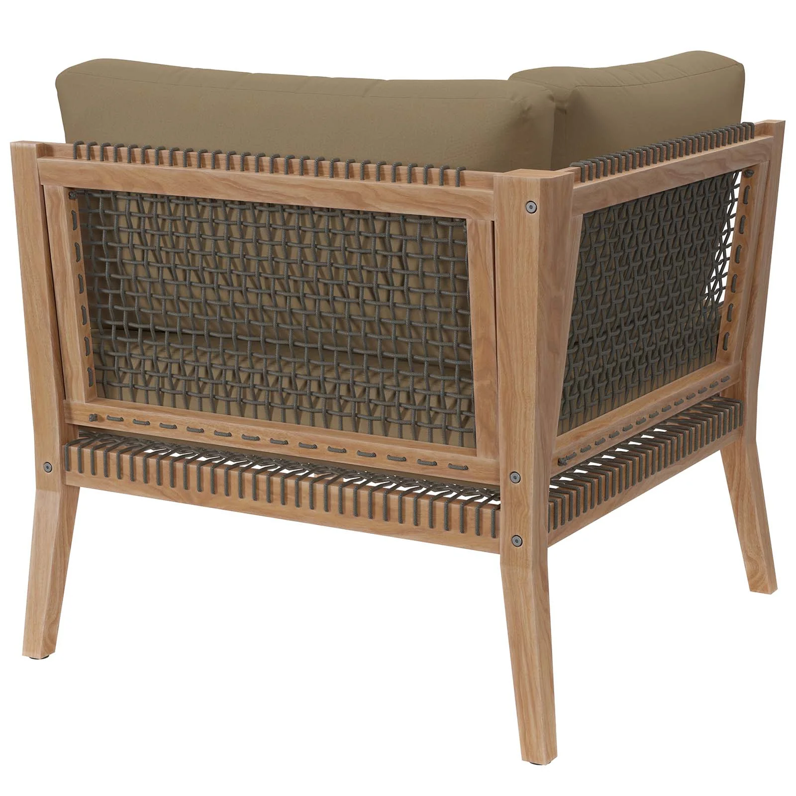 Clearwater Outdoor Patio Teak Wood Corner Chair By Modway - EEI-5855 - Image 9