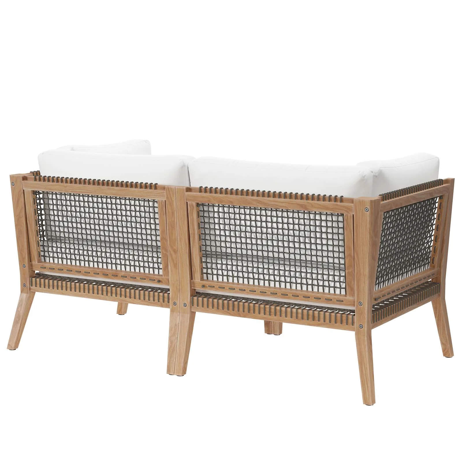 Clearwater Outdoor Patio Teak Wood Loveseat By Modway - EEI-6119 - Image 26