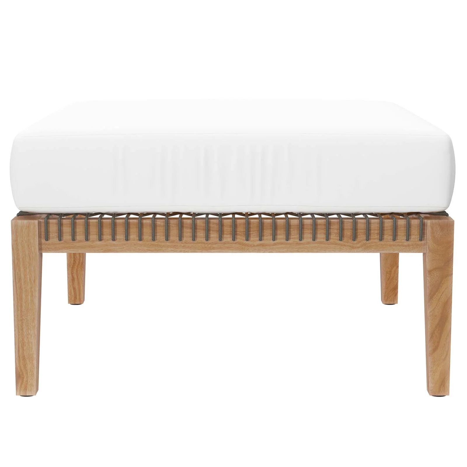 Clearwater Outdoor Patio Teak Wood Ottoman By Modway - EEI-5854 - Image 23