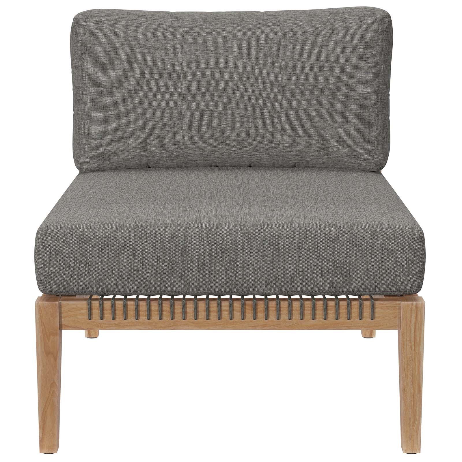 Clearwater Outdoor Patio Teak Wood Sofa By Modway - EEI-6120 - Image 10