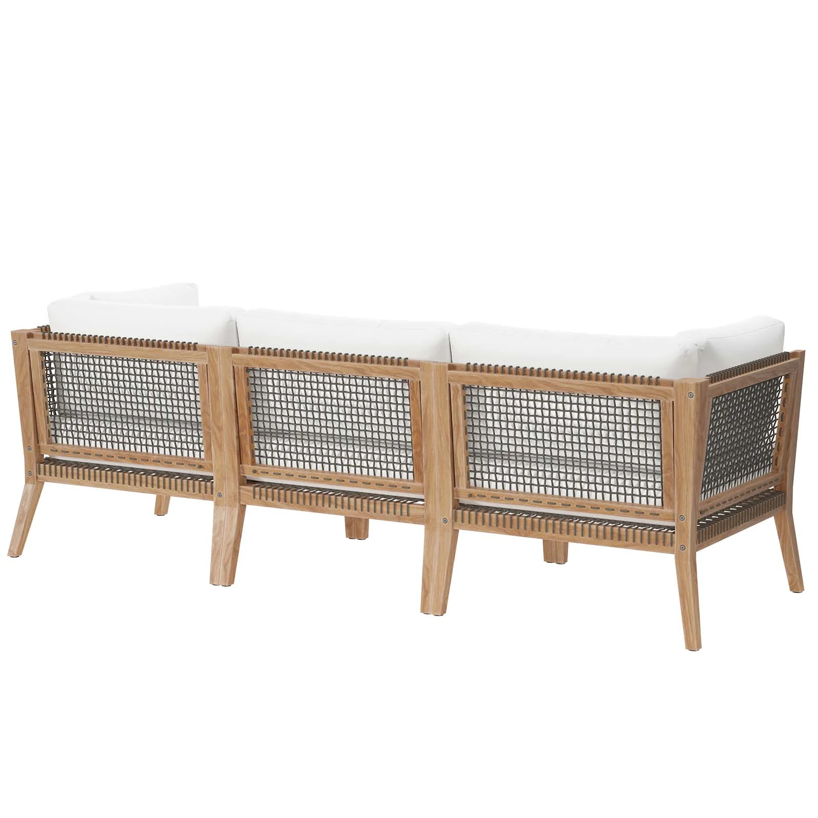 Clearwater Outdoor Patio Teak Wood Sofa By Modway - EEI-6120 - Image 34