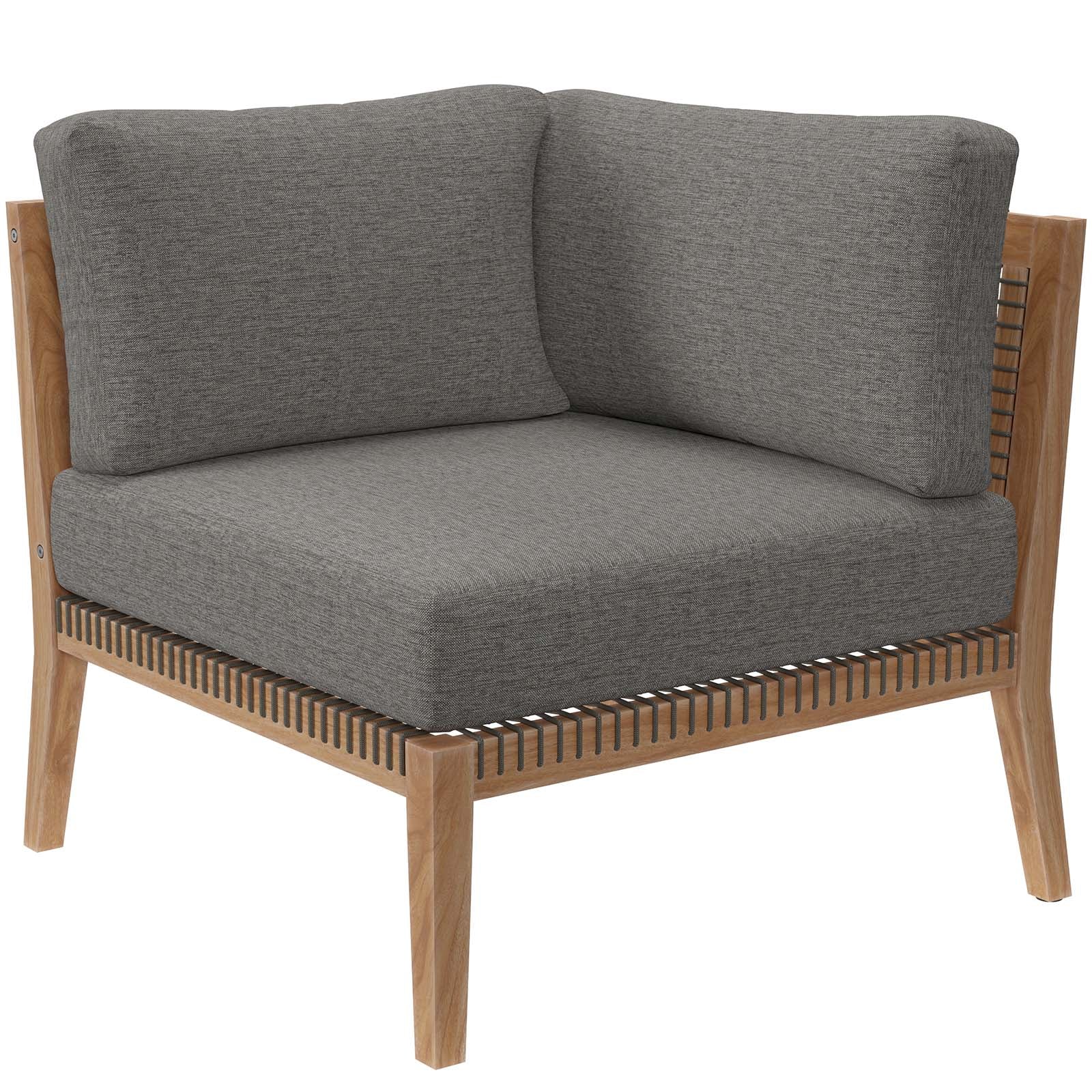 Clearwater Outdoor Patio Teak Wood Sofa By Modway - EEI-6120 - Image 5