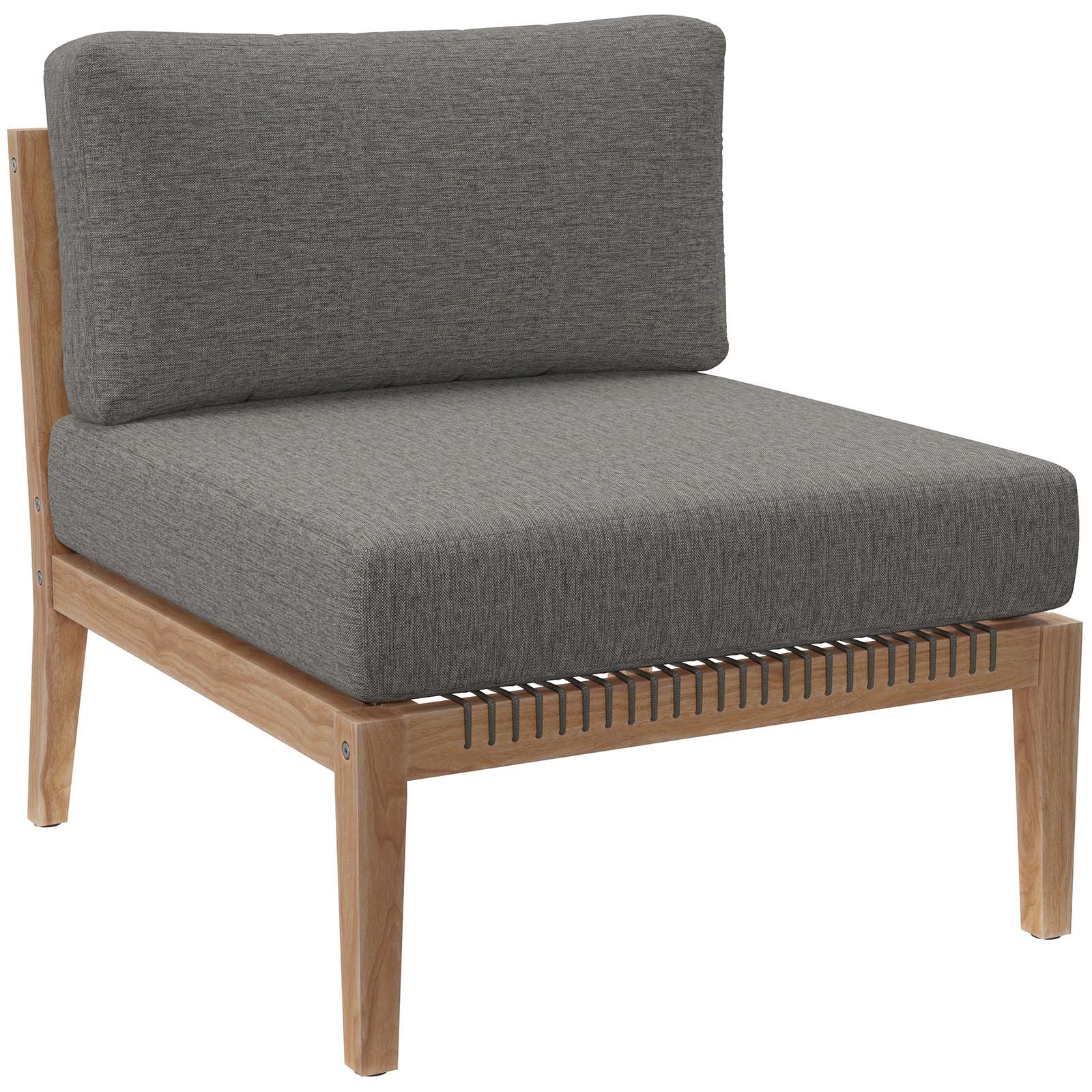 Clearwater Outdoor Patio Teak Wood Sofa By Modway - EEI-6120 - Image 8