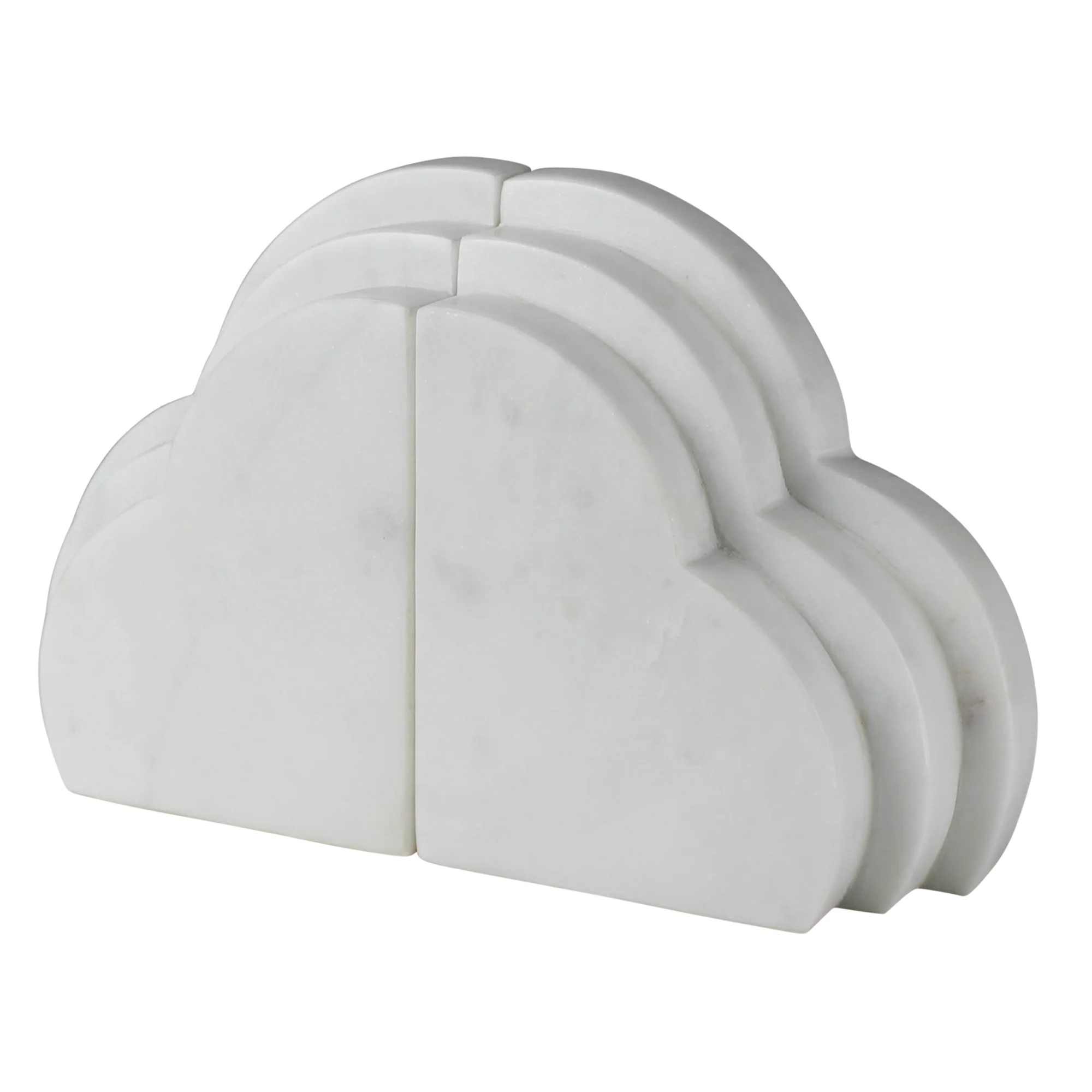 Cloud Bookends, Marble By HomArt - Image 3