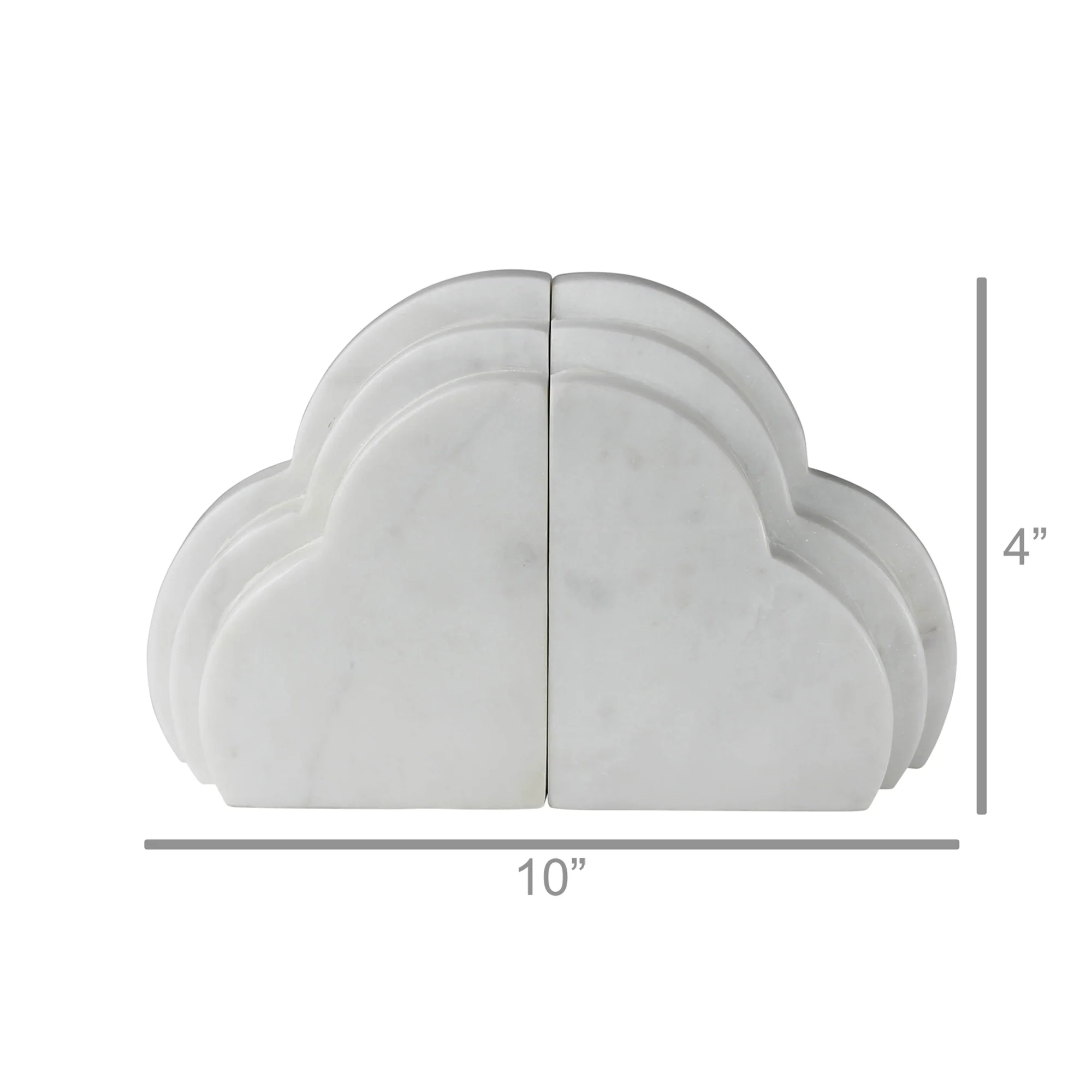 Cloud Bookends, Marble By HomArt - Image 5