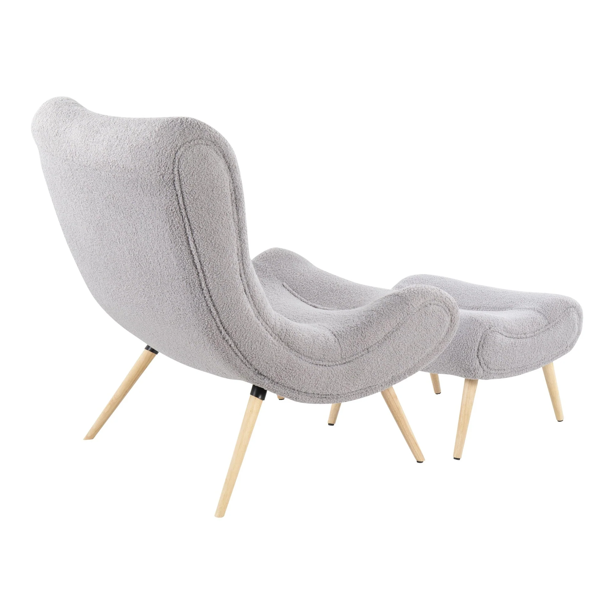 Cloud Chair Gray By LumiSource - Image 5