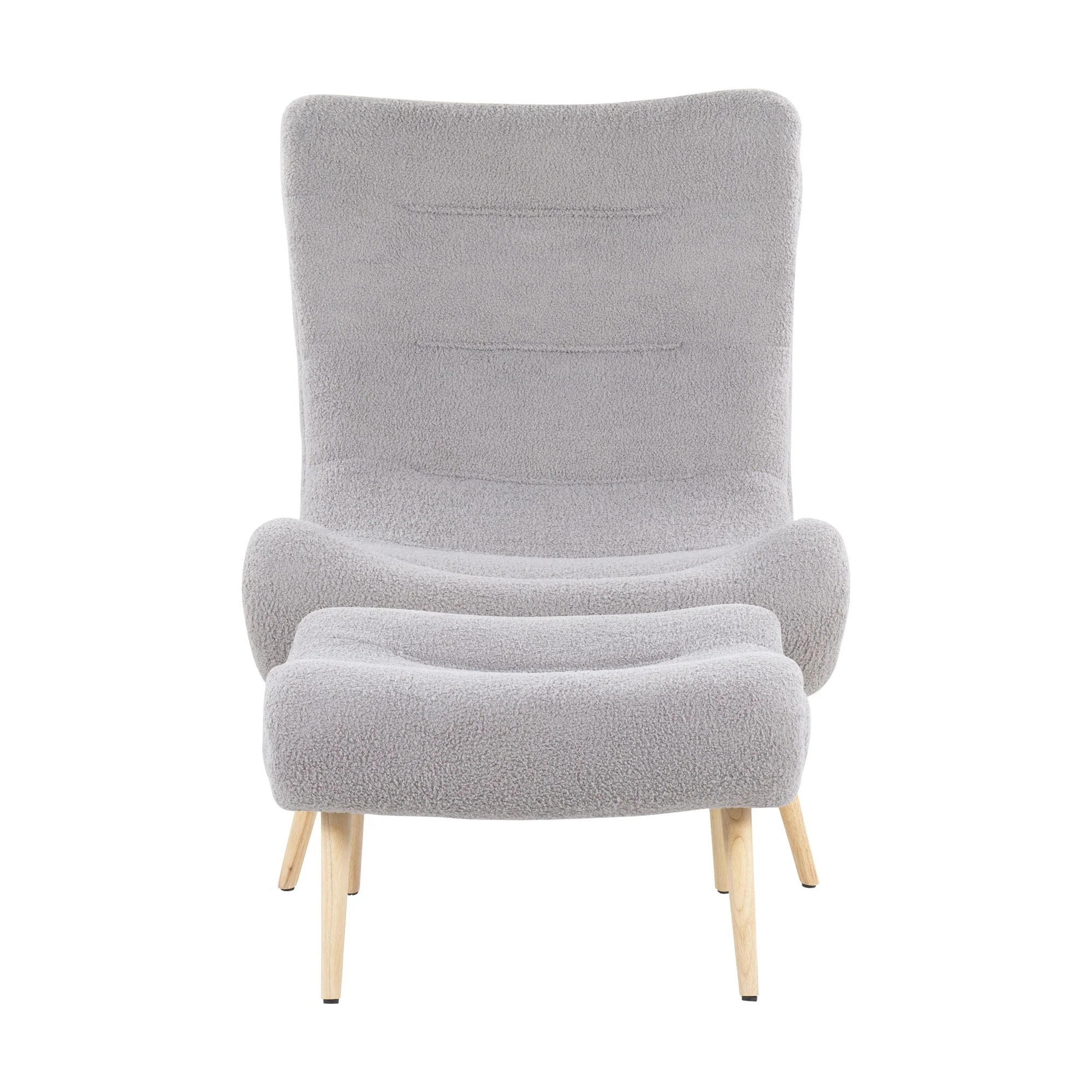 Cloud Chair Gray By LumiSource - Image 7