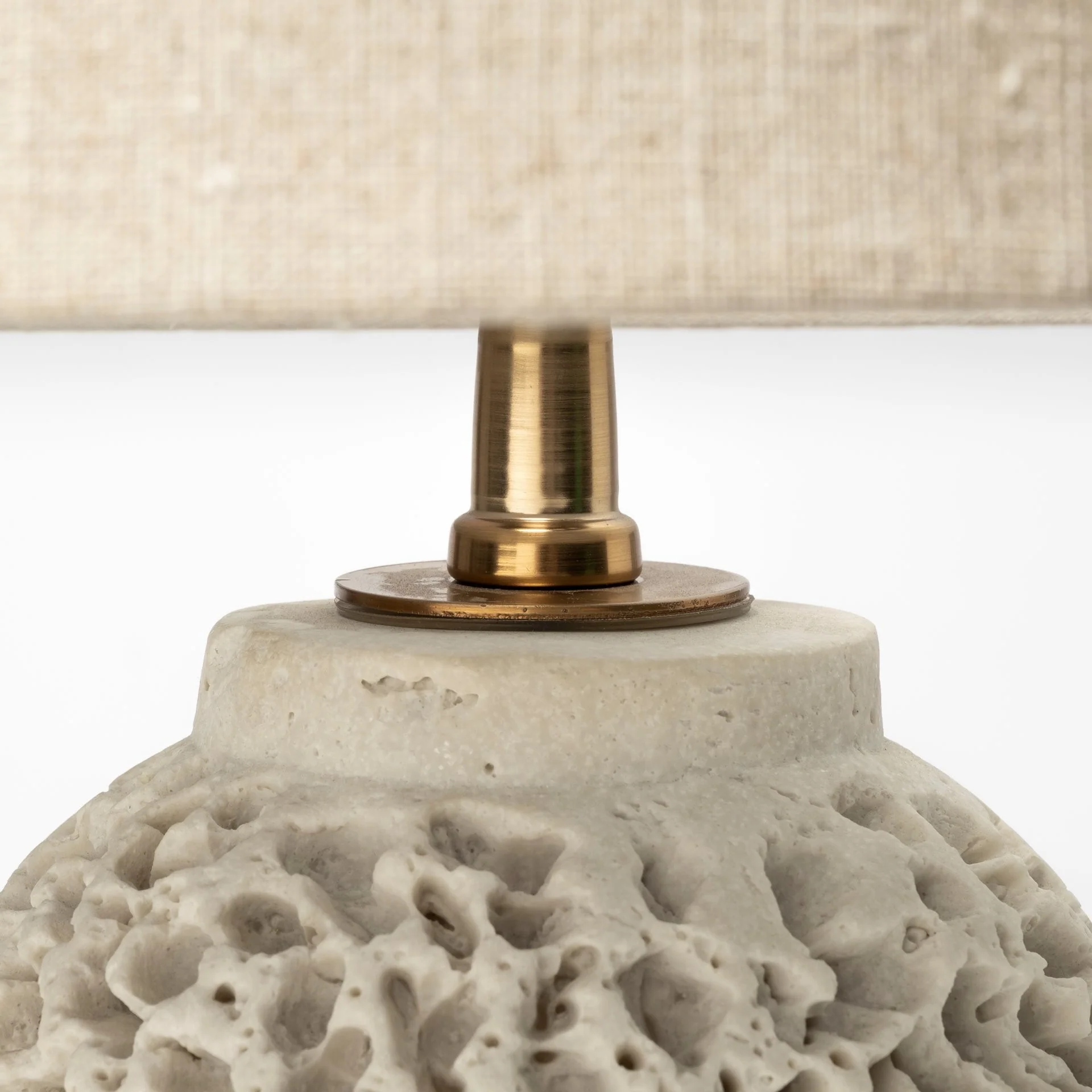 Coastal Beige Faux Coral Table Lamp By Homeroots - Image 4