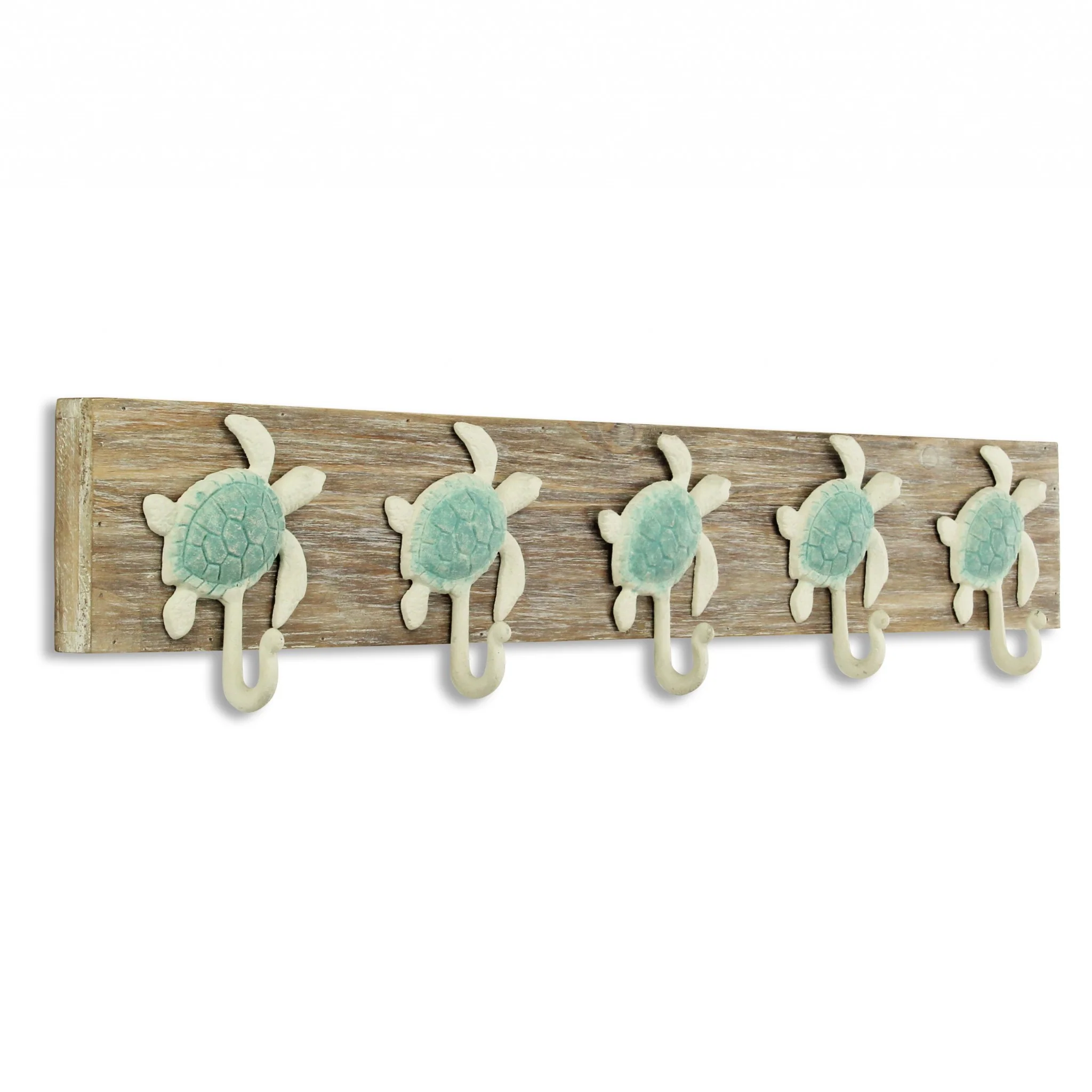 Coastal Sea Turtle Five Hook Coat Hanger By Homeroots - Image 2