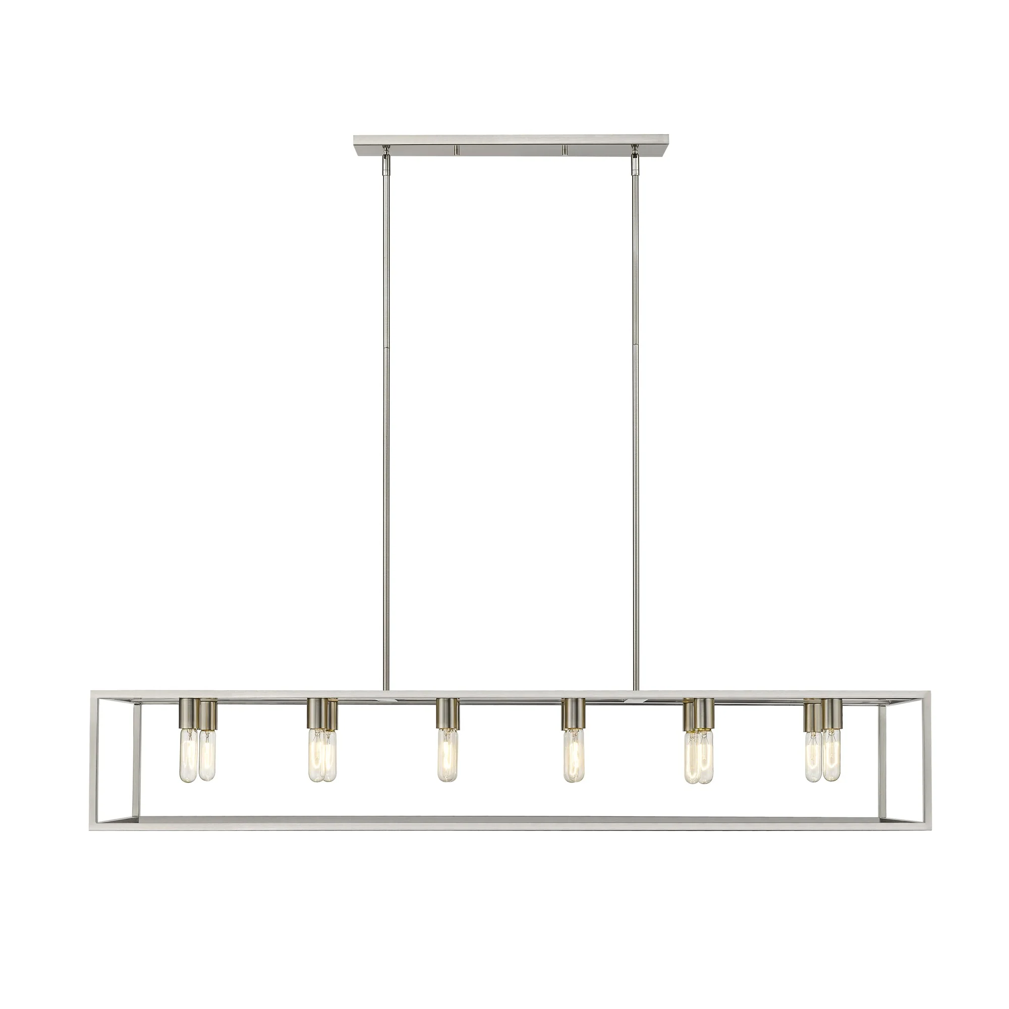 Cobar 12-Light Satin Nickel Island Pendant By Homeroots - Image 5