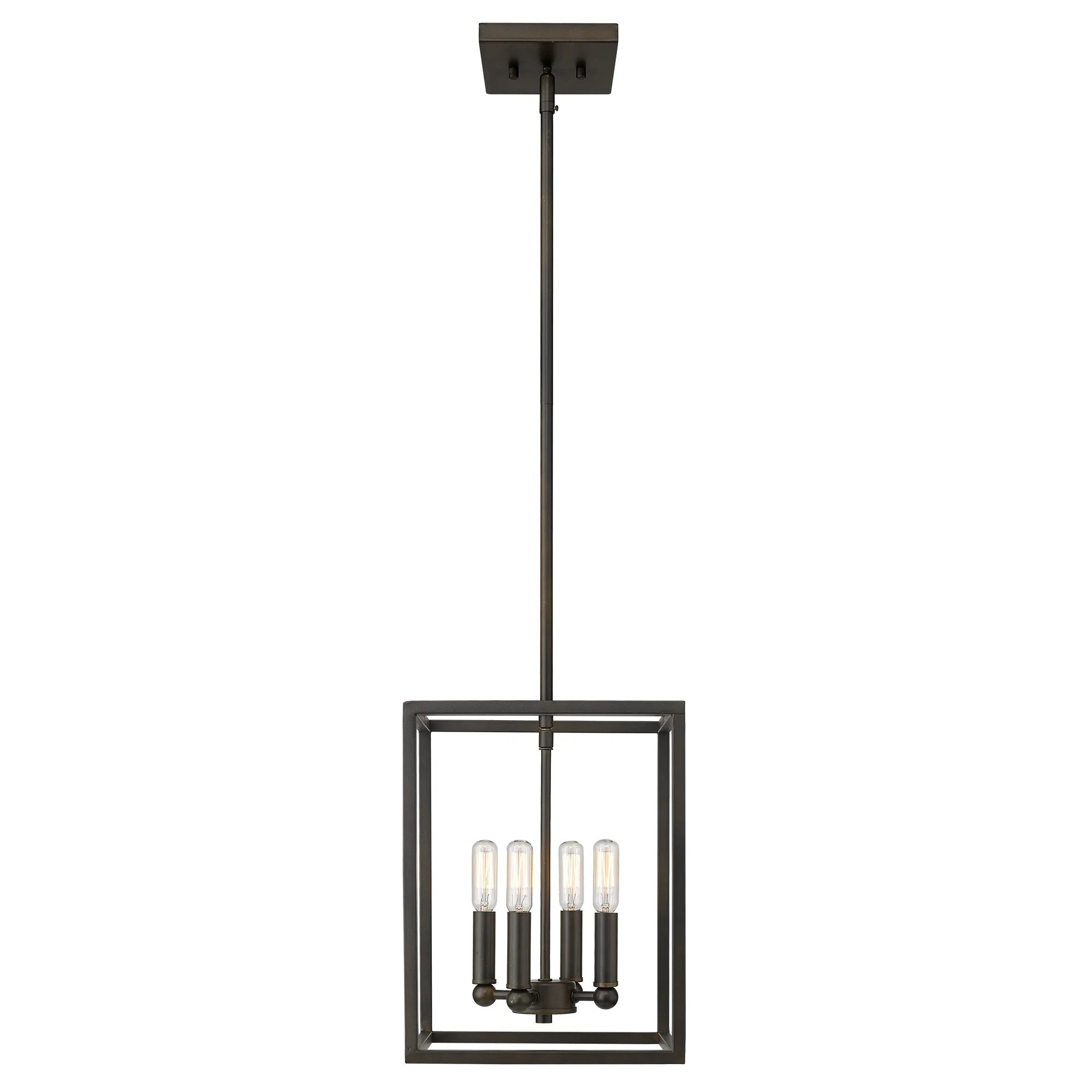 Cobar 4-Light Oil-Rubbed Bronze Pendant By Homeroots - Image 4