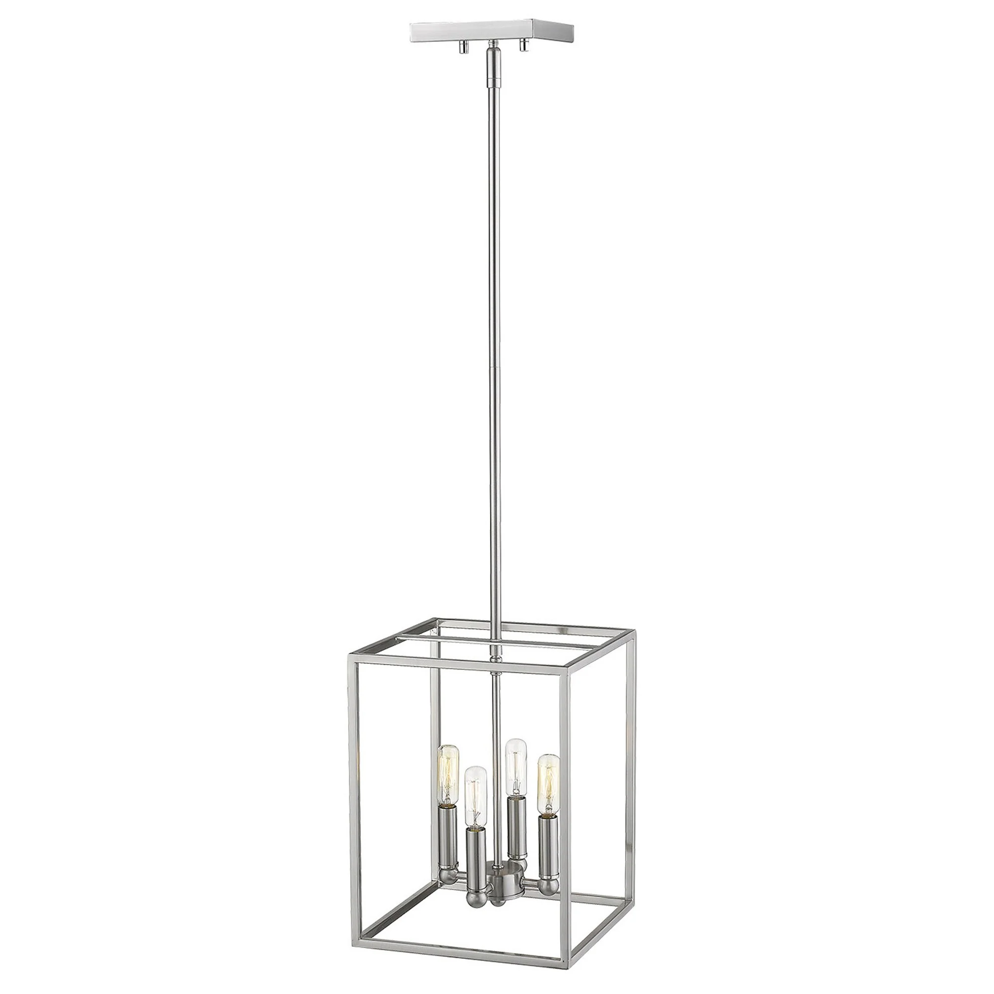 Cobar 4-Light Satin Nickel Pendant By Homeroots - Image 2