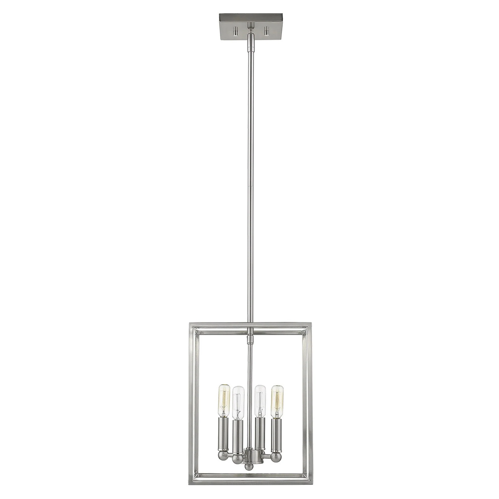 Cobar 4-Light Satin Nickel Pendant By Homeroots - Image 3